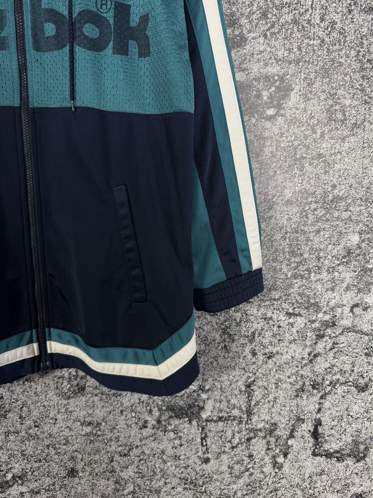 Reebok Men’s Vintage 90s Reebok Full Zip Hoodie Big Logo Size XS Size US XS / EU 42 / 0 - 5 Thumbnail