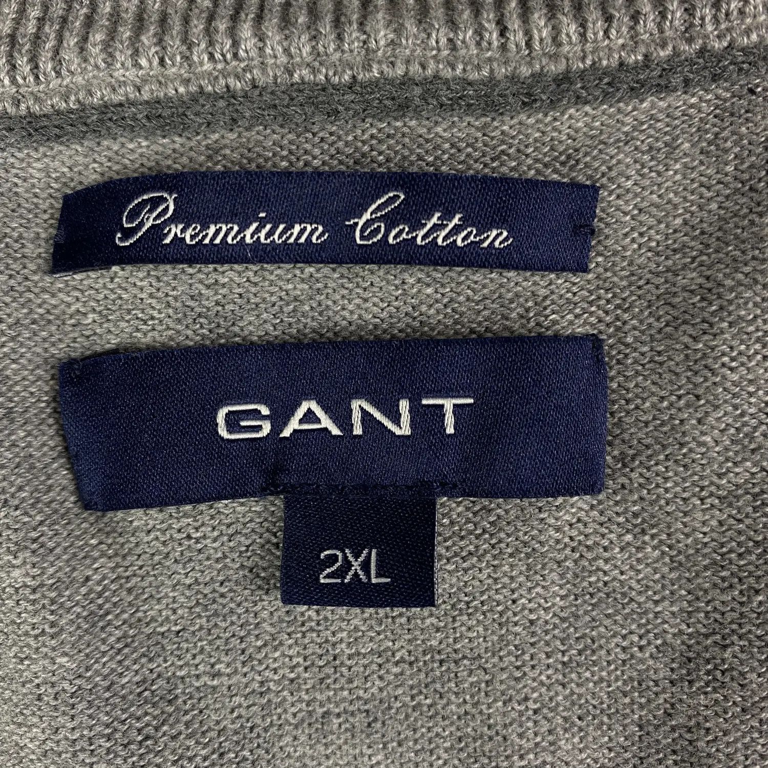 Gant Mens Vest Jumper Gant Premium Cotton Size 2XL XXL Size US XXL / EU 58 / 5 - 4 Thumbnail