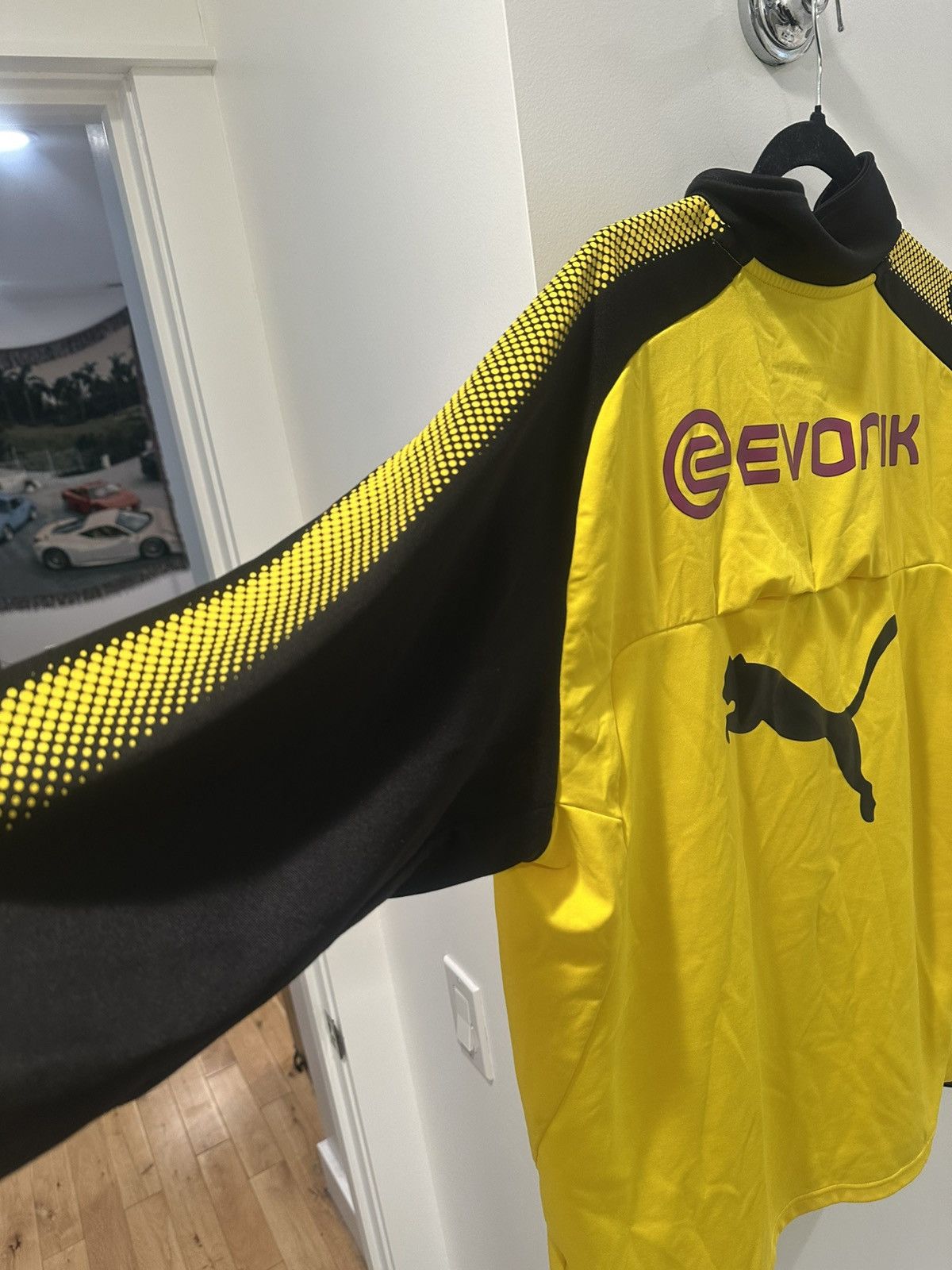 Puma PUMA Borussia Dortmund 2017/2018 BVB Training Jacket Size US XL / EU 56 / 4 - 3 Thumbnail