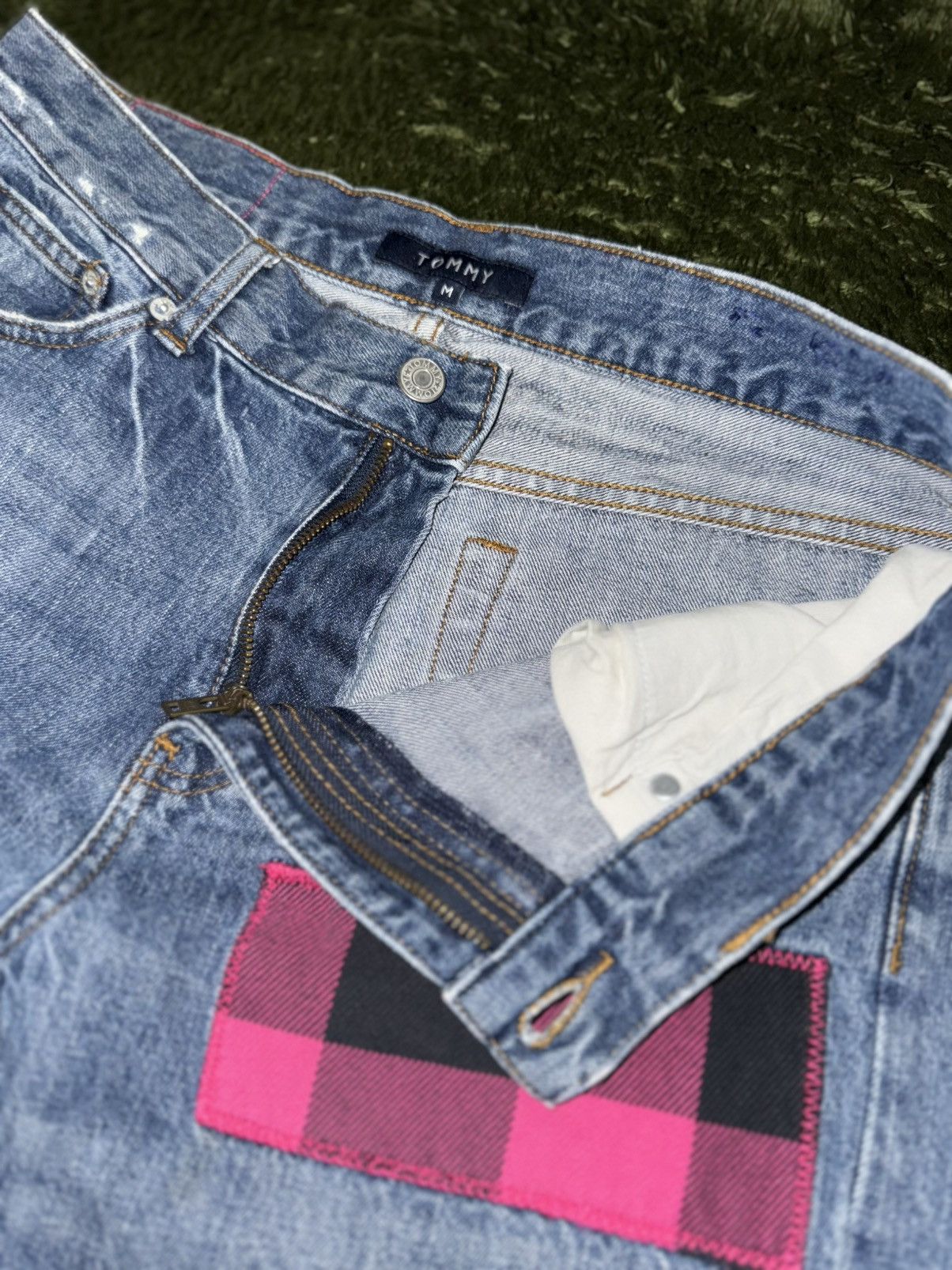 Tommy Hilfiger [M] Tommy Hilfiger japan repair detail washed denim pants Size US 34 / EU 50 - 3 Thumbnail