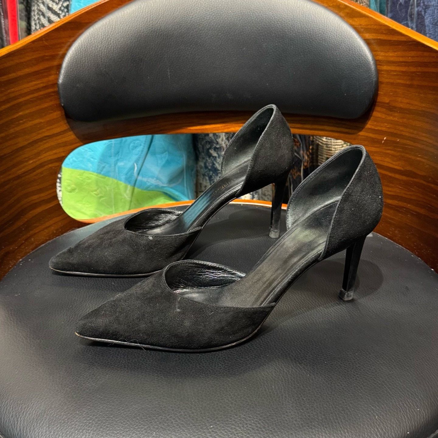 Saint Laurent Paris Saint Laurent Paris Black Lowtop Sneakers 35 Women Size US 5 / IT 35 - 1 Thumbnail