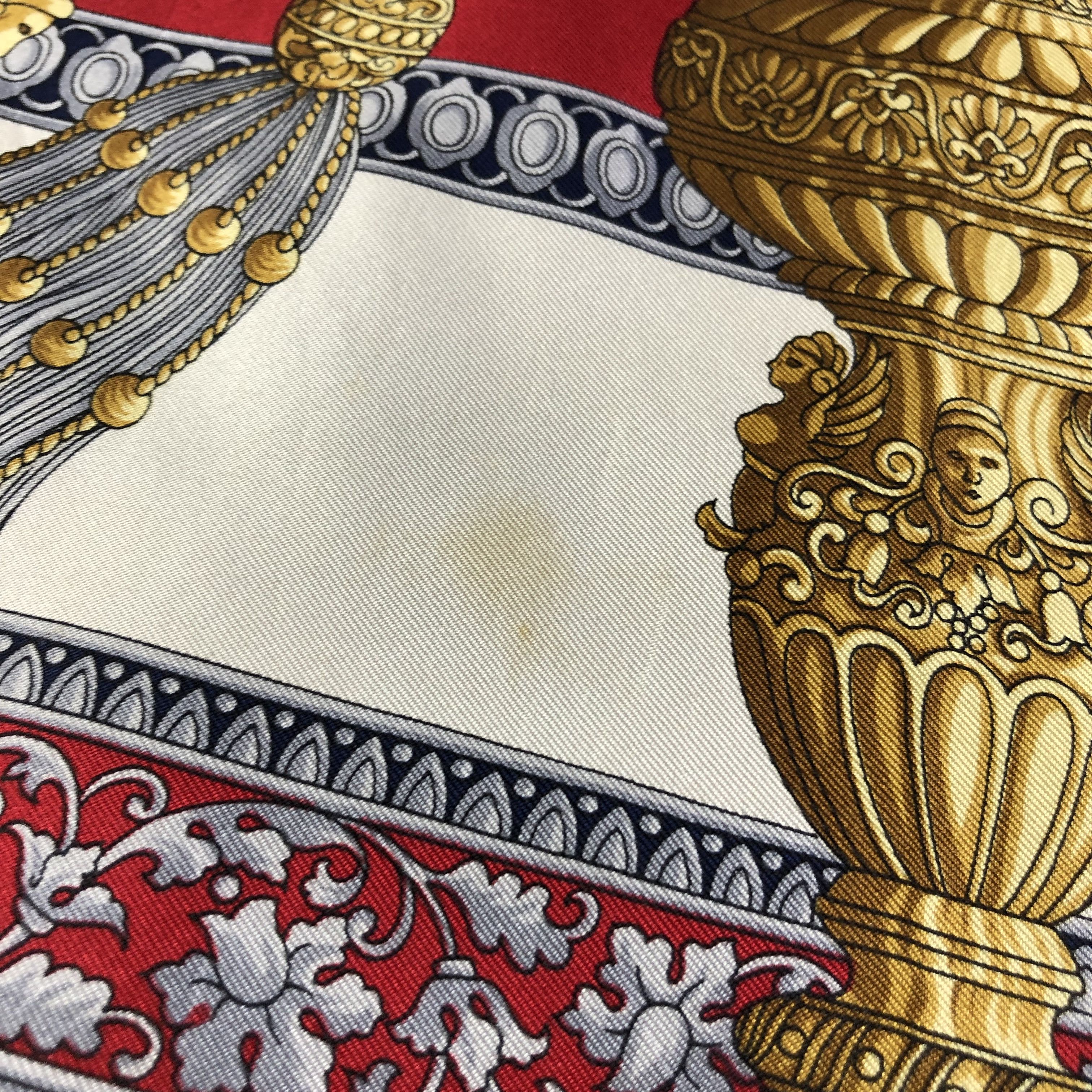 Vintage Luxury Design Silk Scarf M558 Size ONE SIZE - 8 Thumbnail