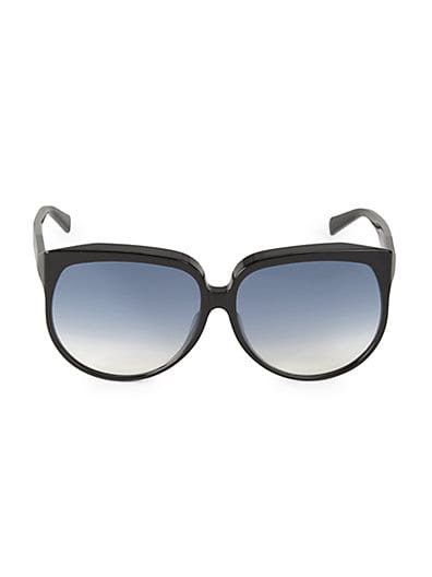 Celine Celine Black 63MM Oversized Round Sunglasses Size ONE SIZE - 1 Thumbnail