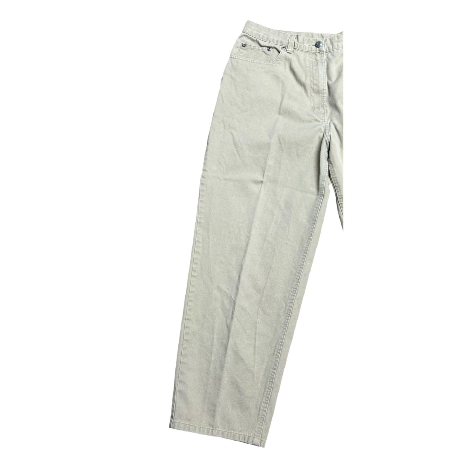 Vintage VINTAGE L.L. Bean Pants Women Sz 16P Khaki High Waist Mom 90s Hong Kong Pants Size 38" / US 16 / IT 52 - 2 Thumbnail