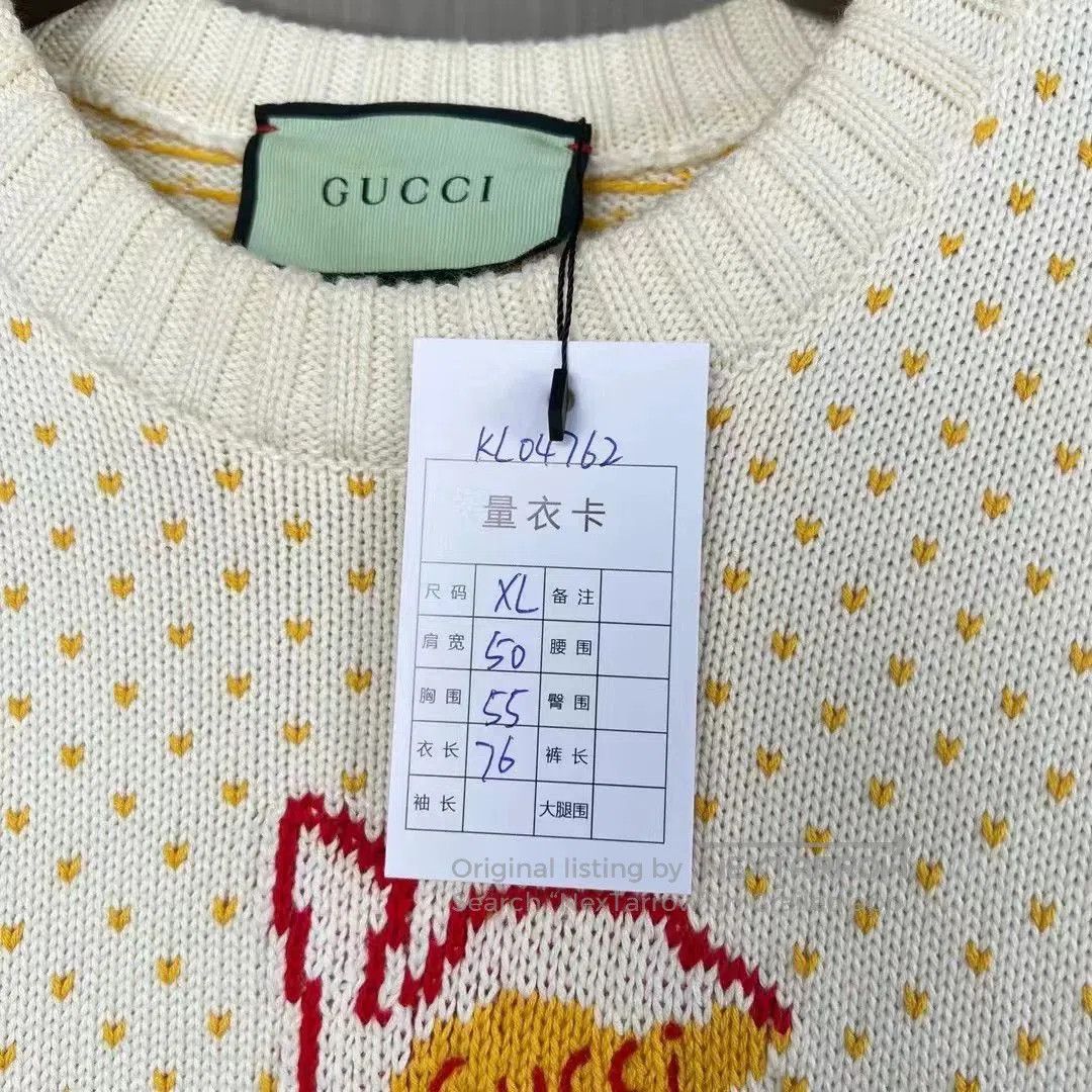 Gucci gucci apple heart letter sweater xl. Size XL / US 12-14 / IT 48-50 - 7 Thumbnail