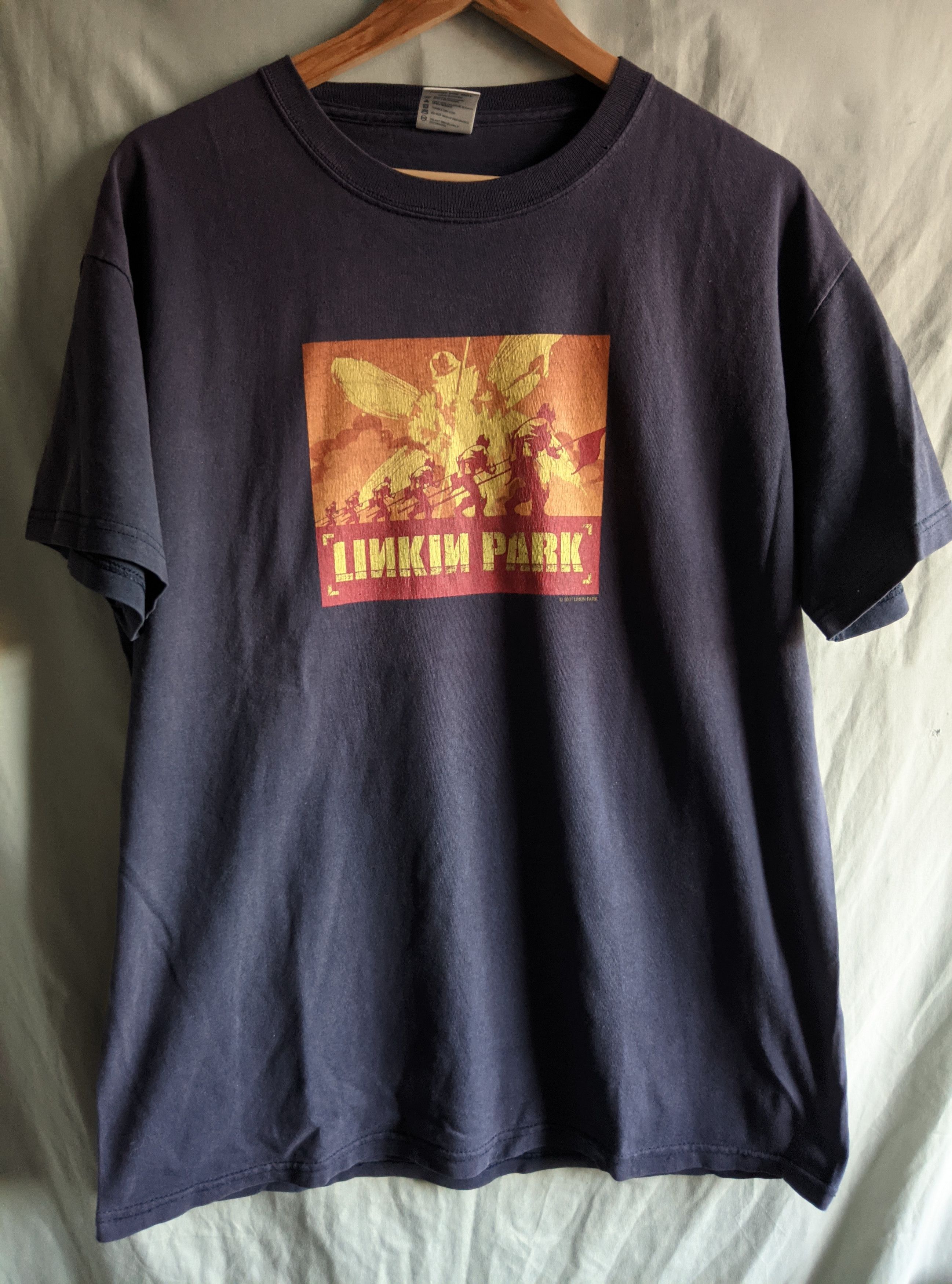 Vintage 2001 linkin park hybrid theory t shirt