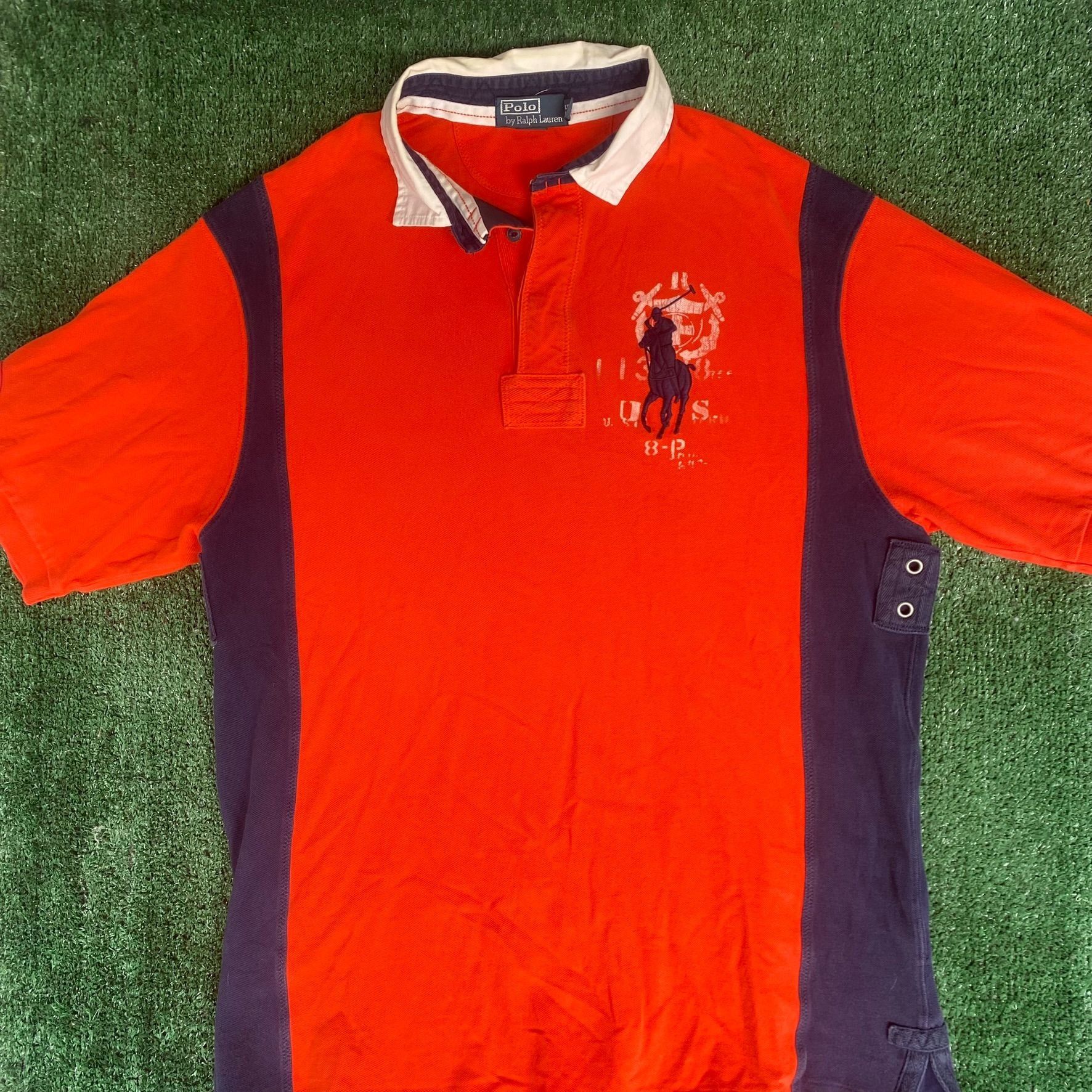 Vintage Y2K Ralph Lauren Polo Big Horse Logo Shirt