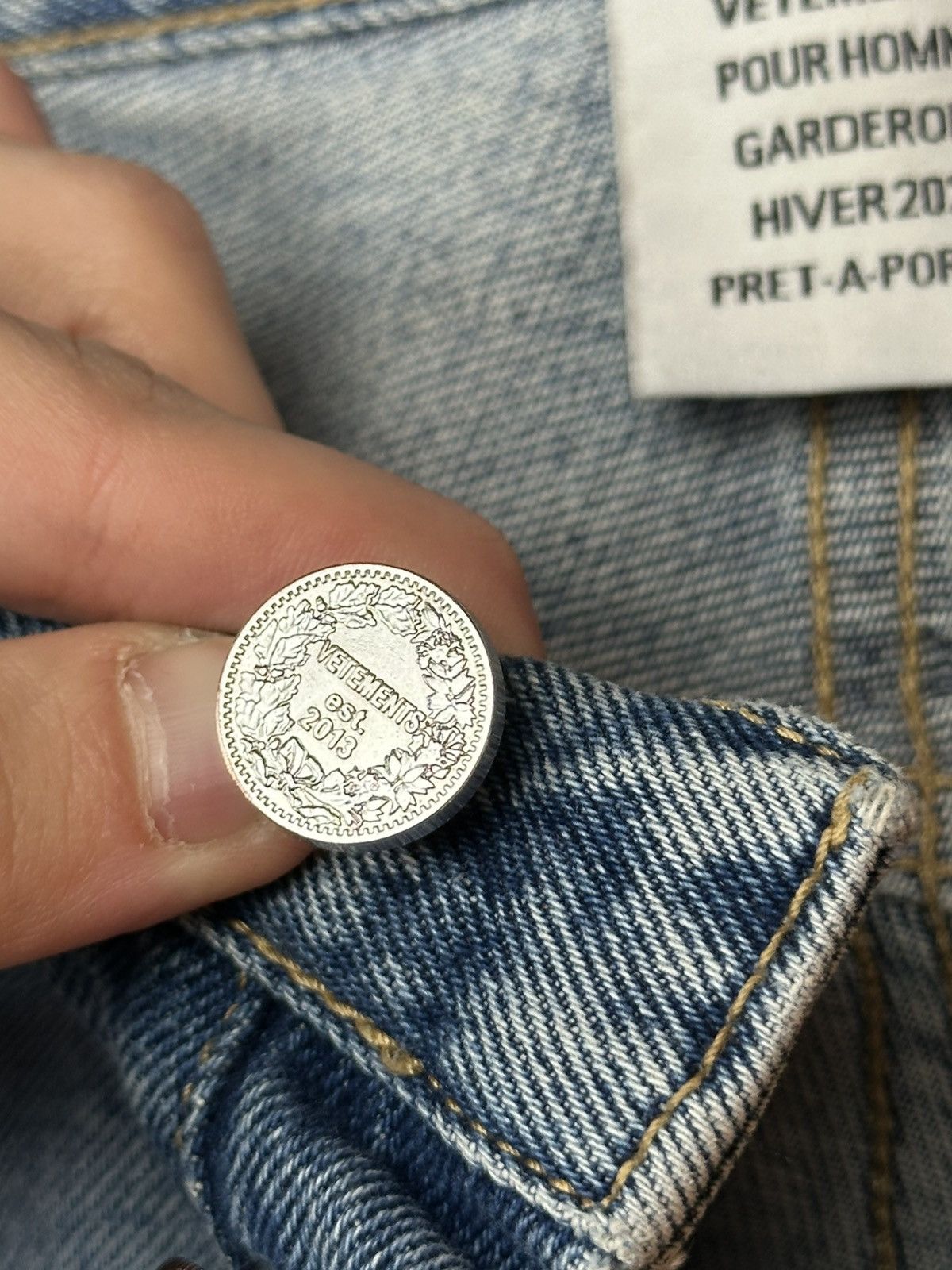 Vetements FW19 VETEMENTS ANARCHY DENIM Size US 32 / EU 48 - 13 Thumbnail