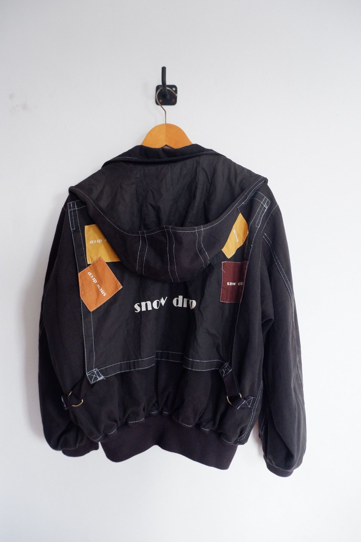 Issey Miyake Vintage Snow Drop Bomber Jacket Size US L / EU 52-54 / 3 - 2 Thumbnail