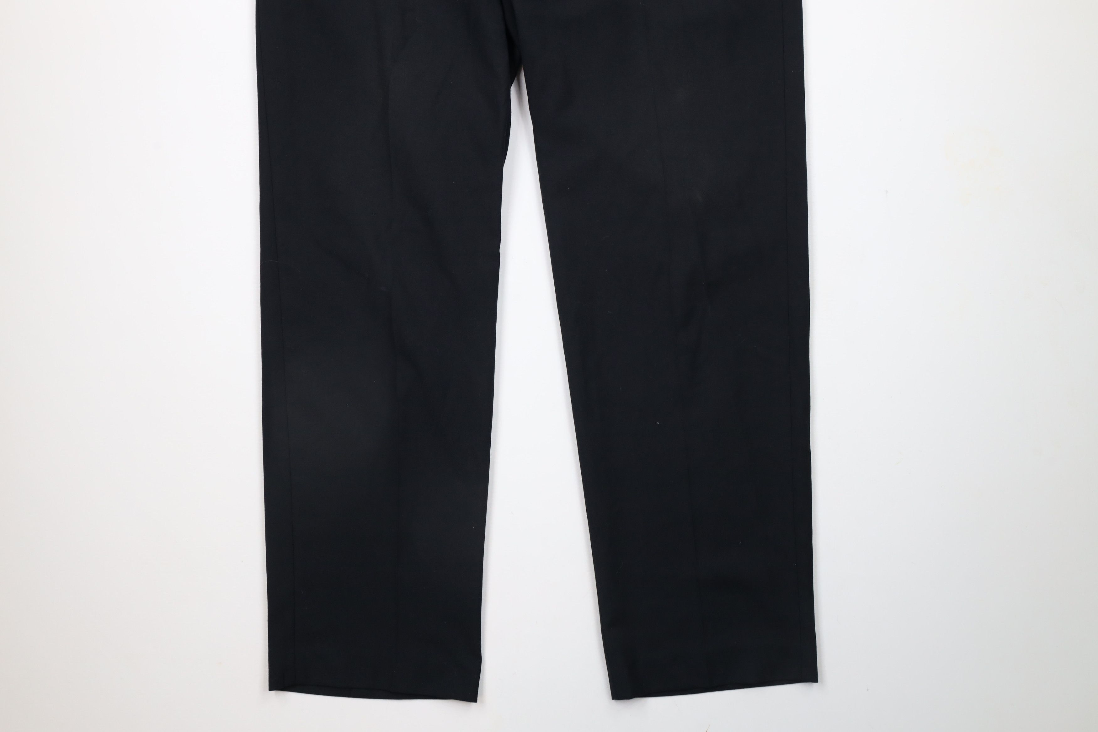 Ralph Lauren × Vintage Vintage Ralph Lauren Rayon Blend Wide Leg Chino Pants Black Size US 36 / EU 52 - 4 Thumbnail