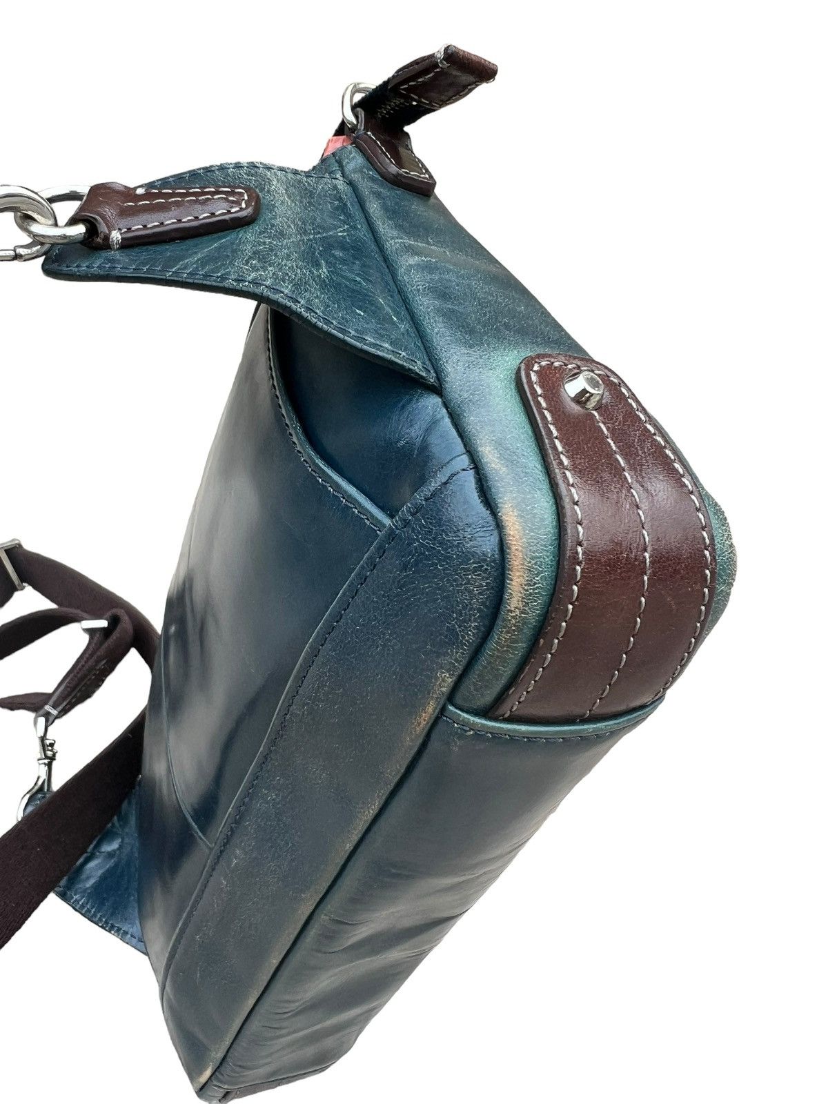 Leather Kiefer Neu Japan Distressed Patina Leather Bag Size ONE SIZE - 8 Thumbnail