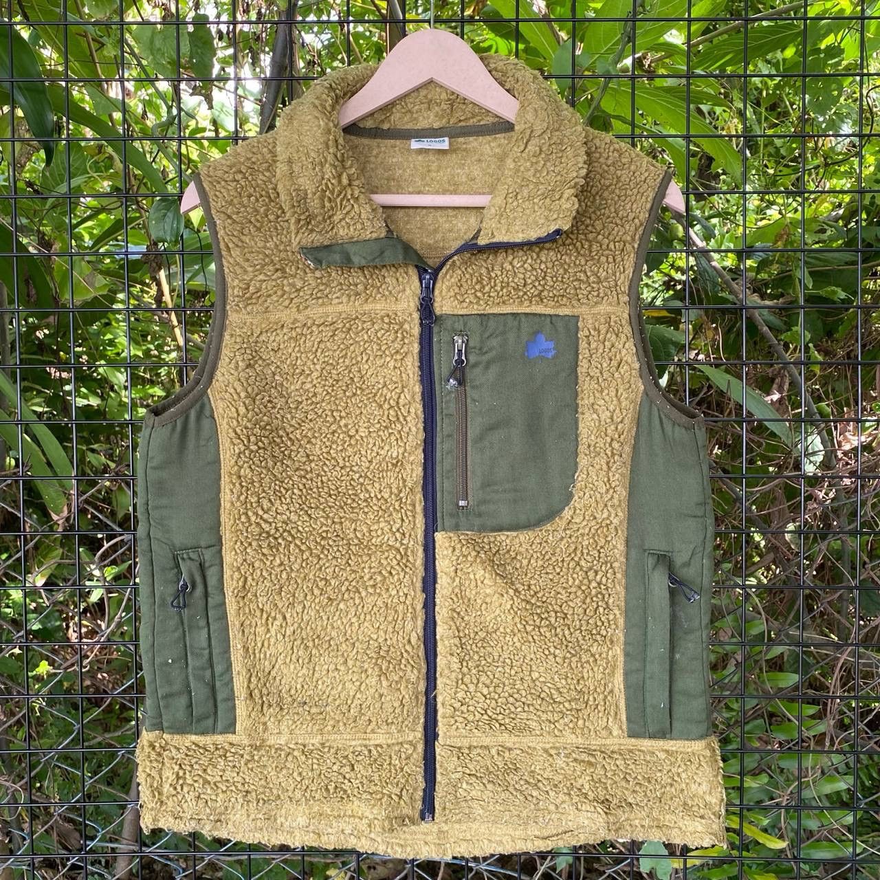 Japanese Brand × Vintage Vintage Logos Fleece Deeppile MultiPlaid Zipper Vest Size US M / EU 48-50 / 2 - 2 Thumbnail