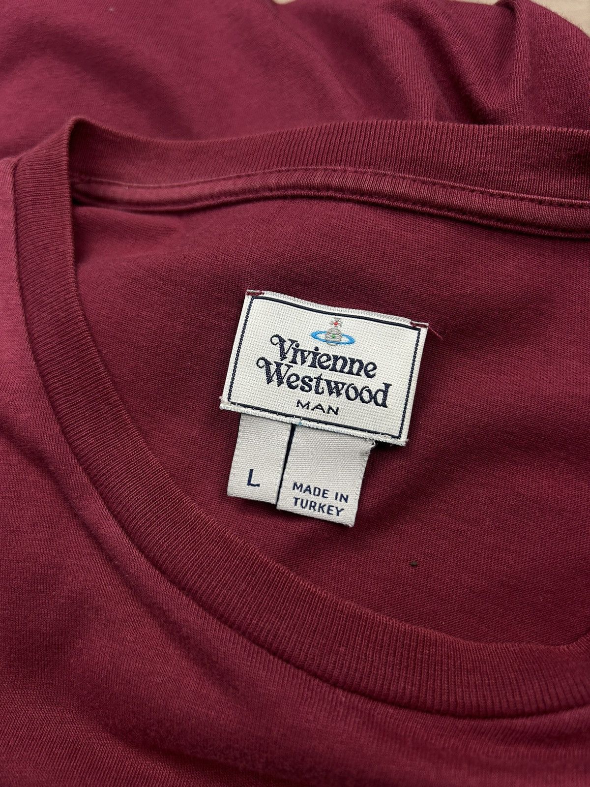 Vivienne Westwood Vivienne Westwood Big Orb Logo T-Shirt Size US L / EU 52-54 / 3 - 9 Thumbnail