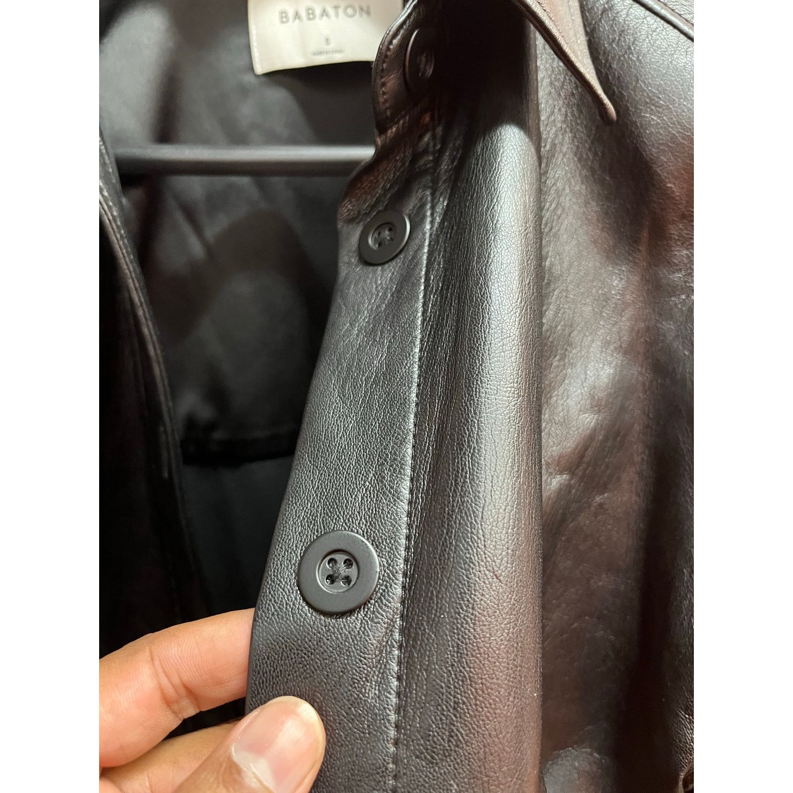 Anthropologie Babaton- Pelli Shirt Jacket / black / S Size S / US 4 / IT 40 - 6 Thumbnail