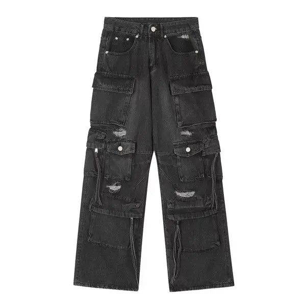 VIBE Black High Street Vintage Casual Jeans Size US 31 - 5 Thumbnail