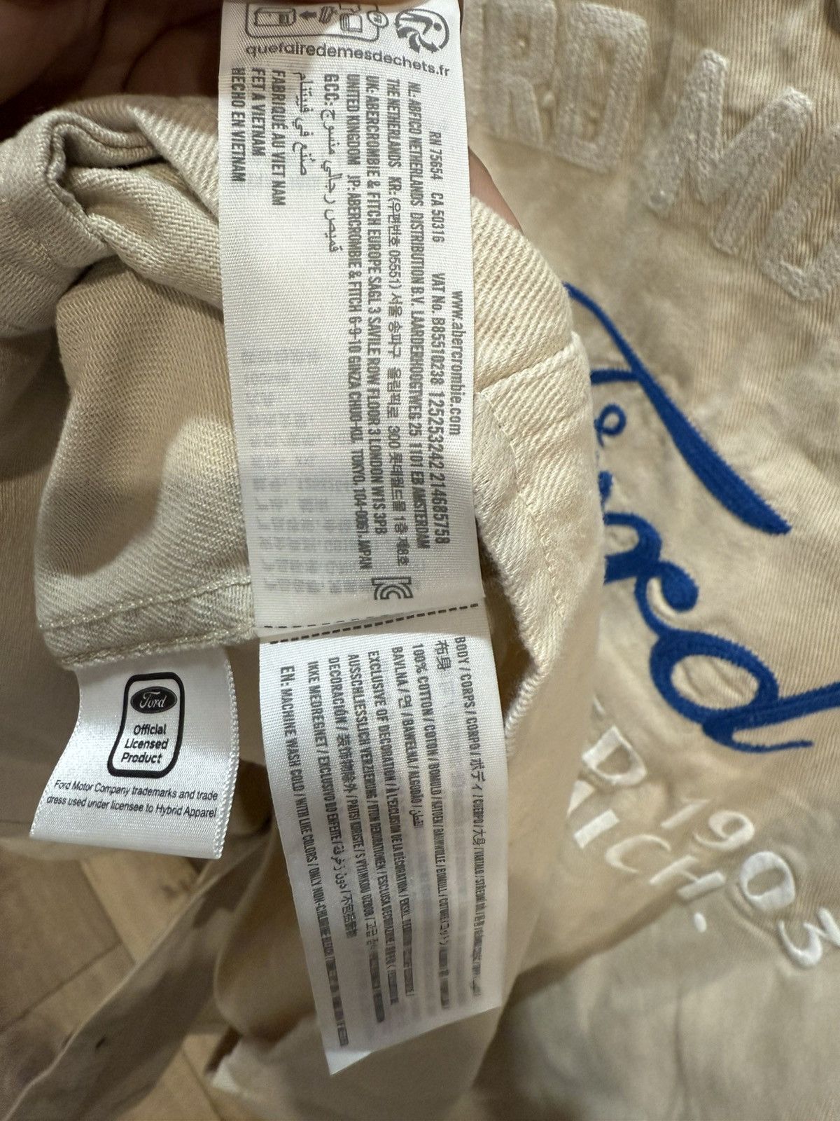 Abercrombie & Fitch Abercrombie and Fitch Ford shirt Size US XXL / EU 58 / 5 - 9 Thumbnail