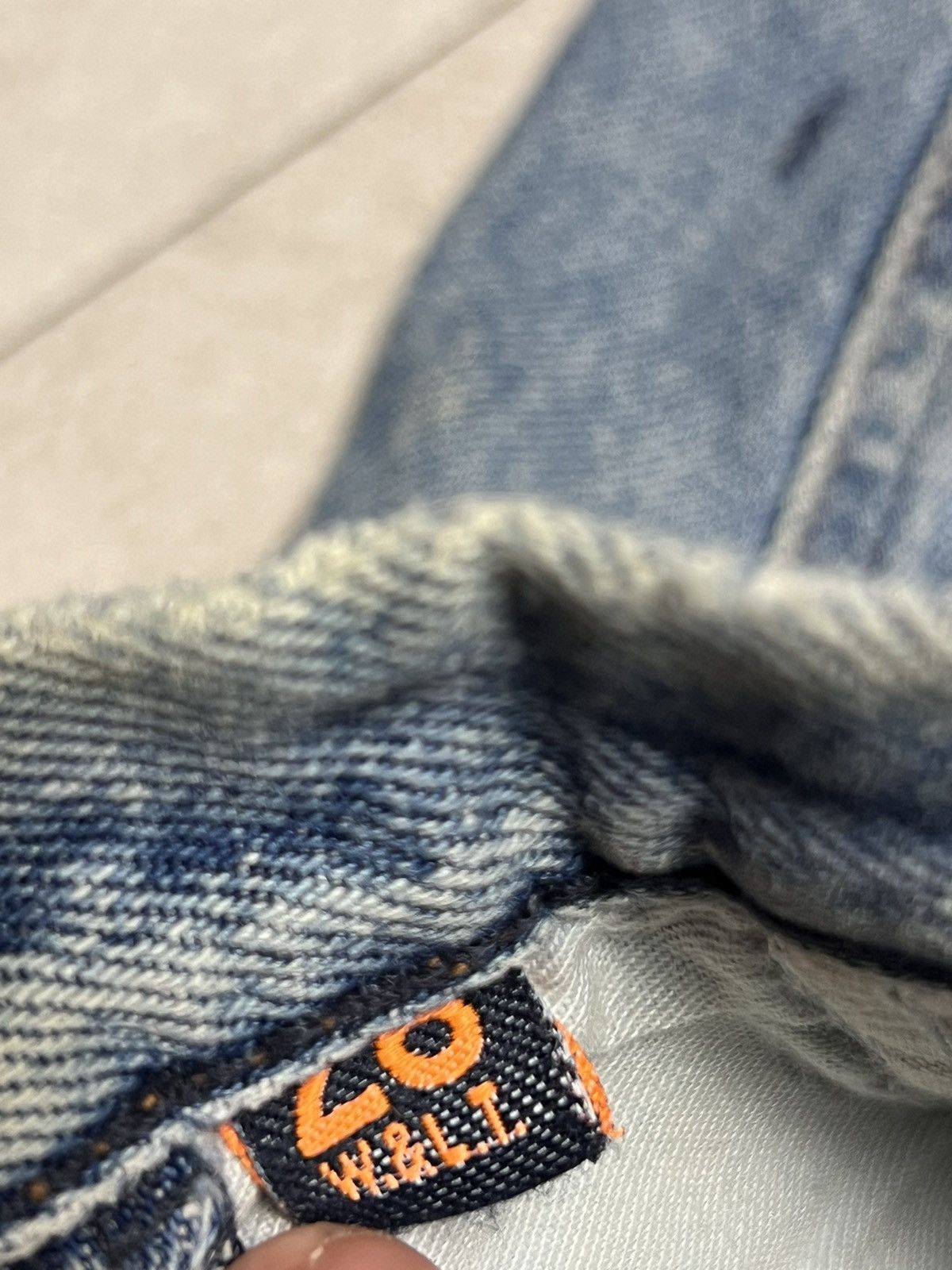 W&LT W&LT Graffiti Print Denim Jeans Size US 28 / EU 44 - 7 Thumbnail