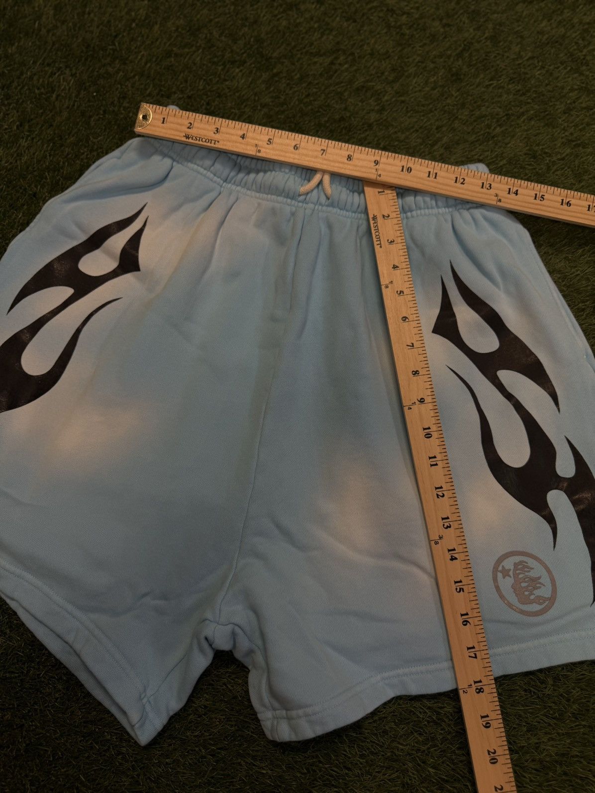 HELLSTAR Hellstar Blue Flame Shorts Size M (Brand NEW) Size US 30 / EU 46 - 10 Thumbnail