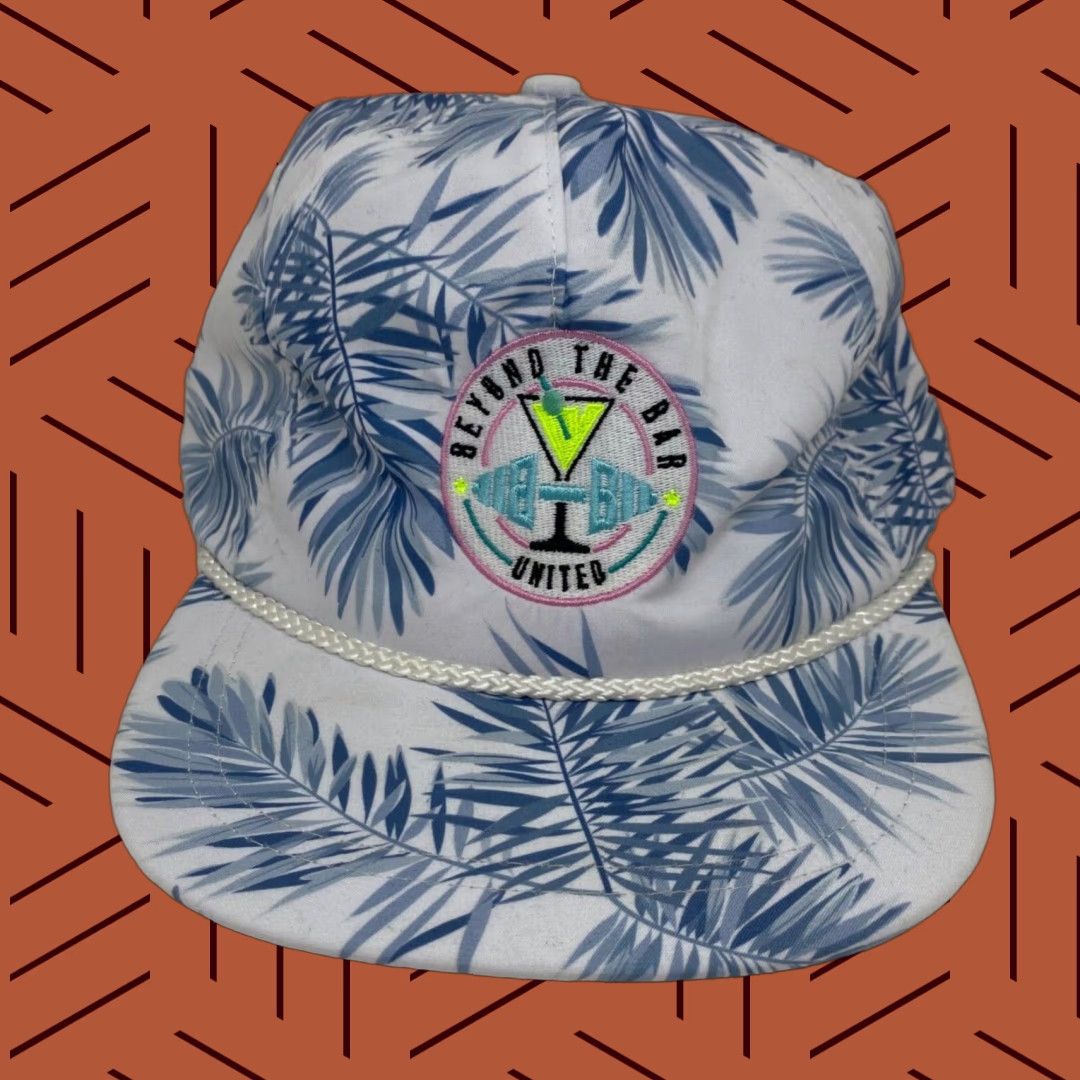 Imperial Imperial Hat Strapback White Floral Adjustable Baseball Cap Unisex Adults Outdoor Sports Size ONE SIZE - 1 Thumbnail