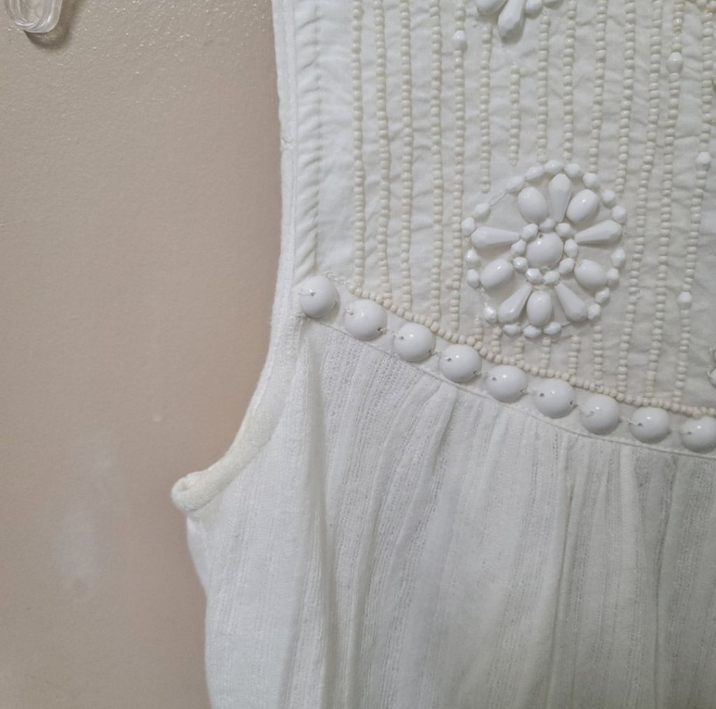 Anthropologie Anthropologie Moulinette Soeurs Vêtements Beaded Tank Size XS / US 0-2 / IT 36-38 - 5 Thumbnail