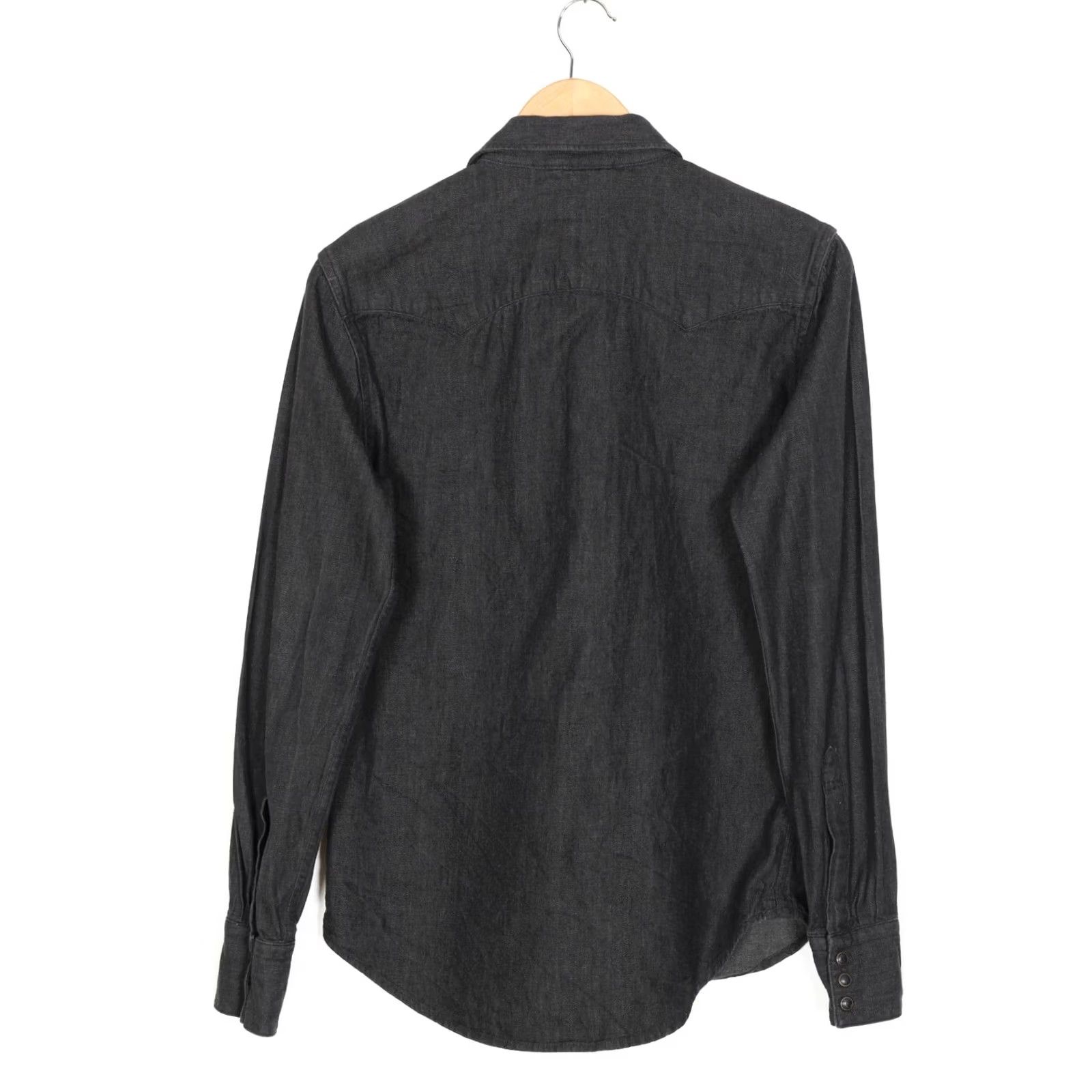 Levi's VINTAGE Levi’s Sawtooth Western Denim Shirt Men S Long Sleeve Grey VR2279 Size US S / EU 44-46 / 1 - 4 Thumbnail