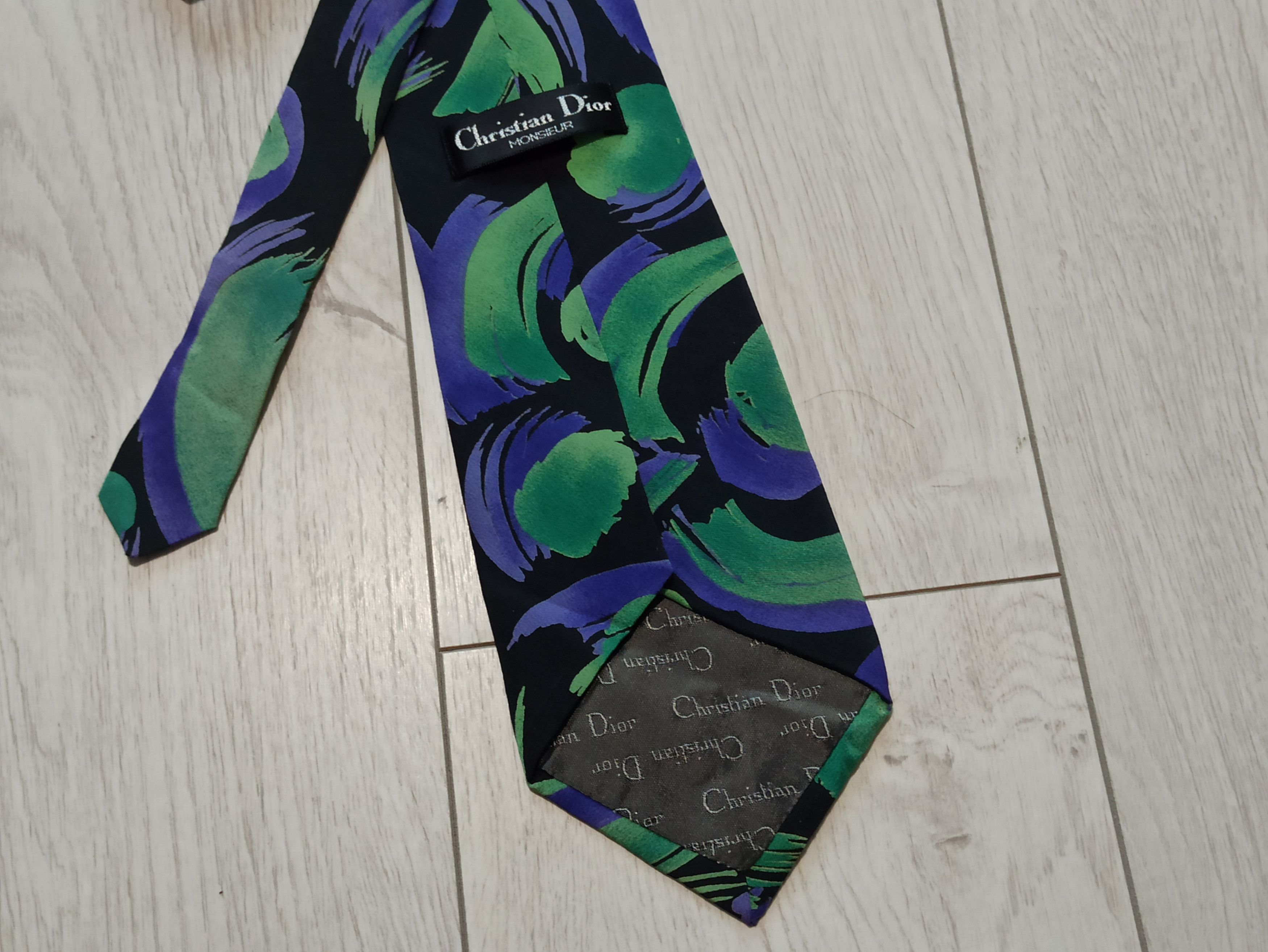 Christian Dior Monsieur × Vintage Christian Dior Monsieur Silk Tie Size ONE SIZE - 5 Thumbnail
