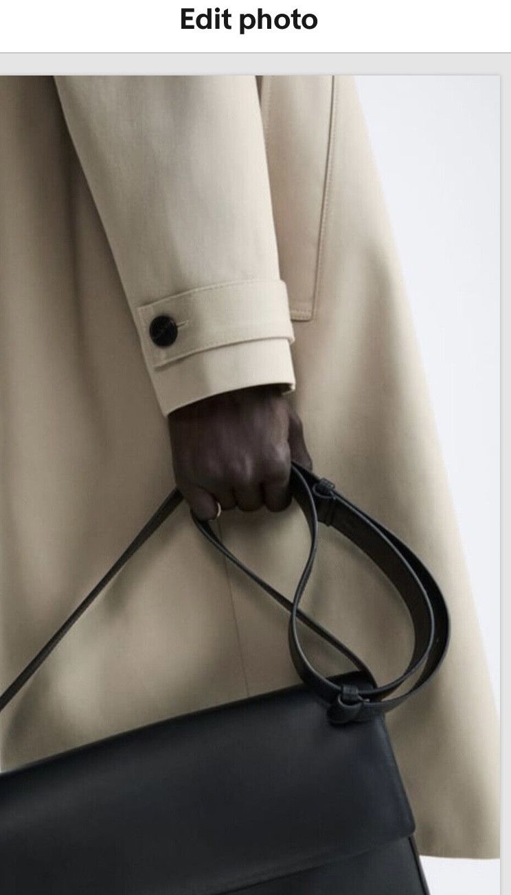 Zara Zara oversized cotton trench coat L-XL SAND BNWT Size US XL / EU 56 / 4 - 3 Thumbnail