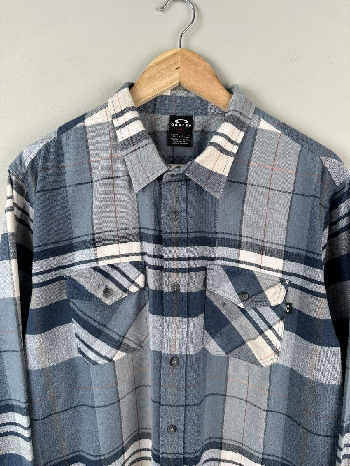 Flannel × Oakley Oakley Check Flannel Shirt Button Up Streetwear Size US XL / EU 56 / 4 - 2 Thumbnail