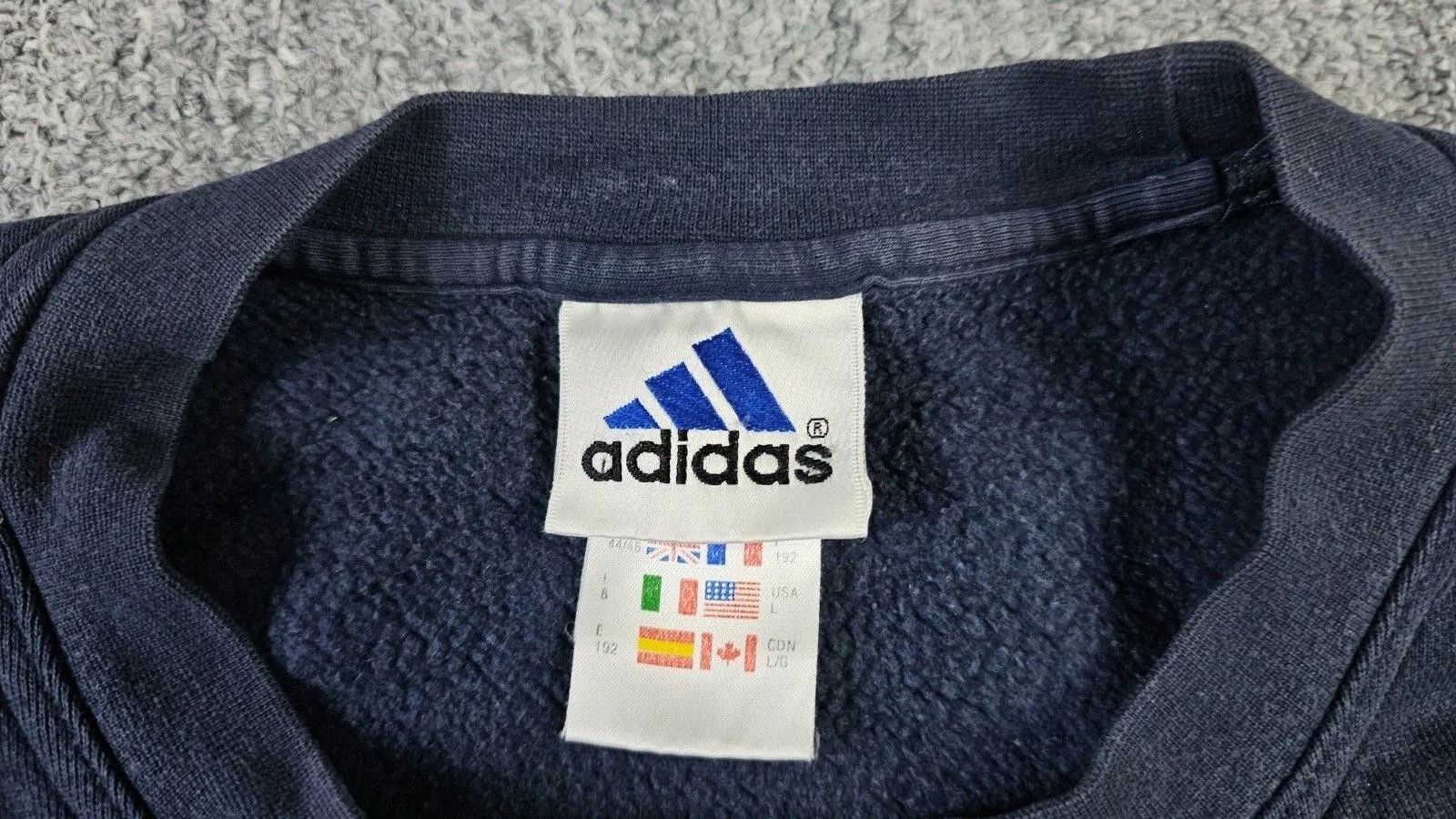 Adidas Adidas AAC Athletic Club Y2K Fleece Crewneck Blue Men L 2001 Size US L / EU 52-54 / 3 - 14 Thumbnail