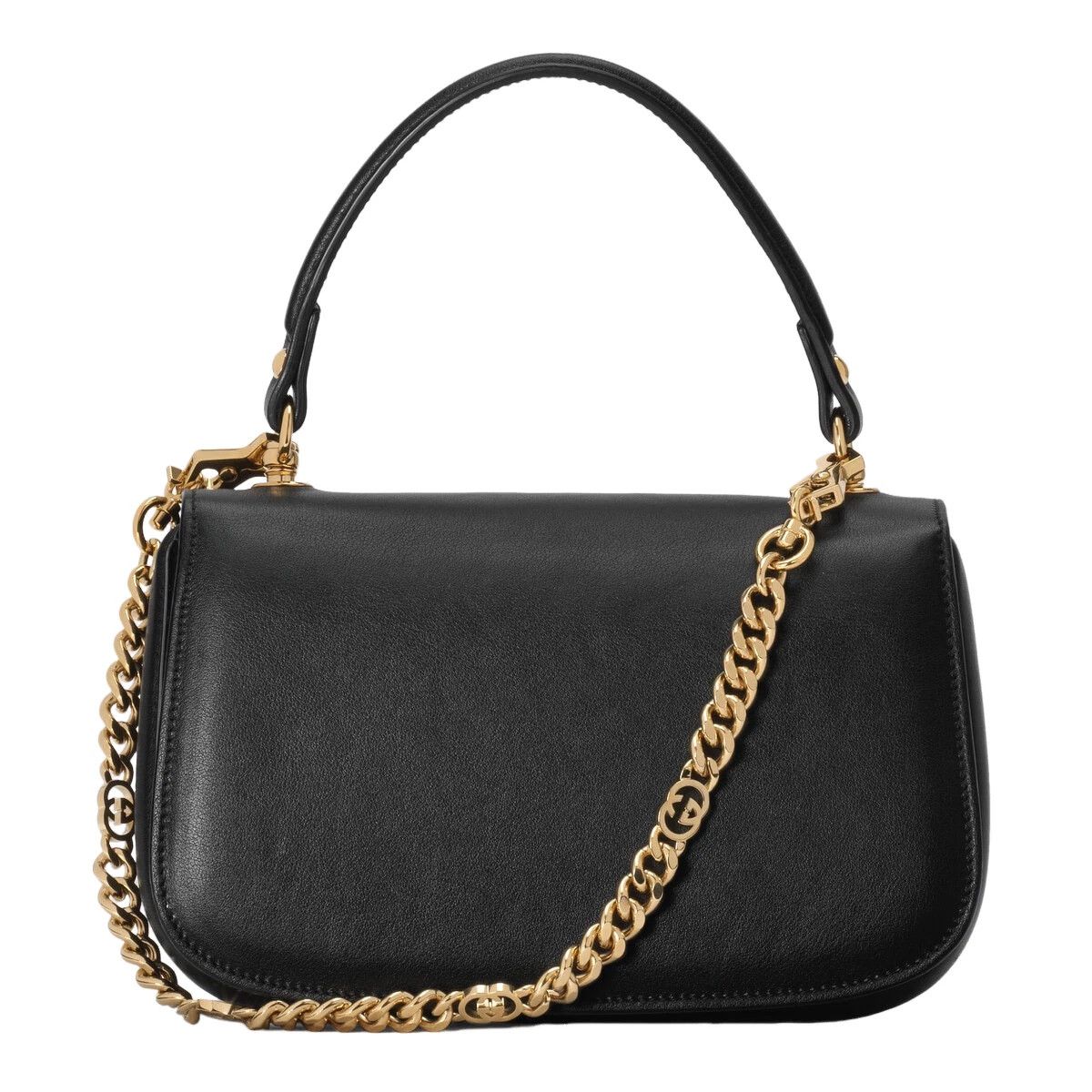 Gucci GUCCI Blondie Small Black Leather Top Handle Authentic Size ONE SIZE - 3 Thumbnail