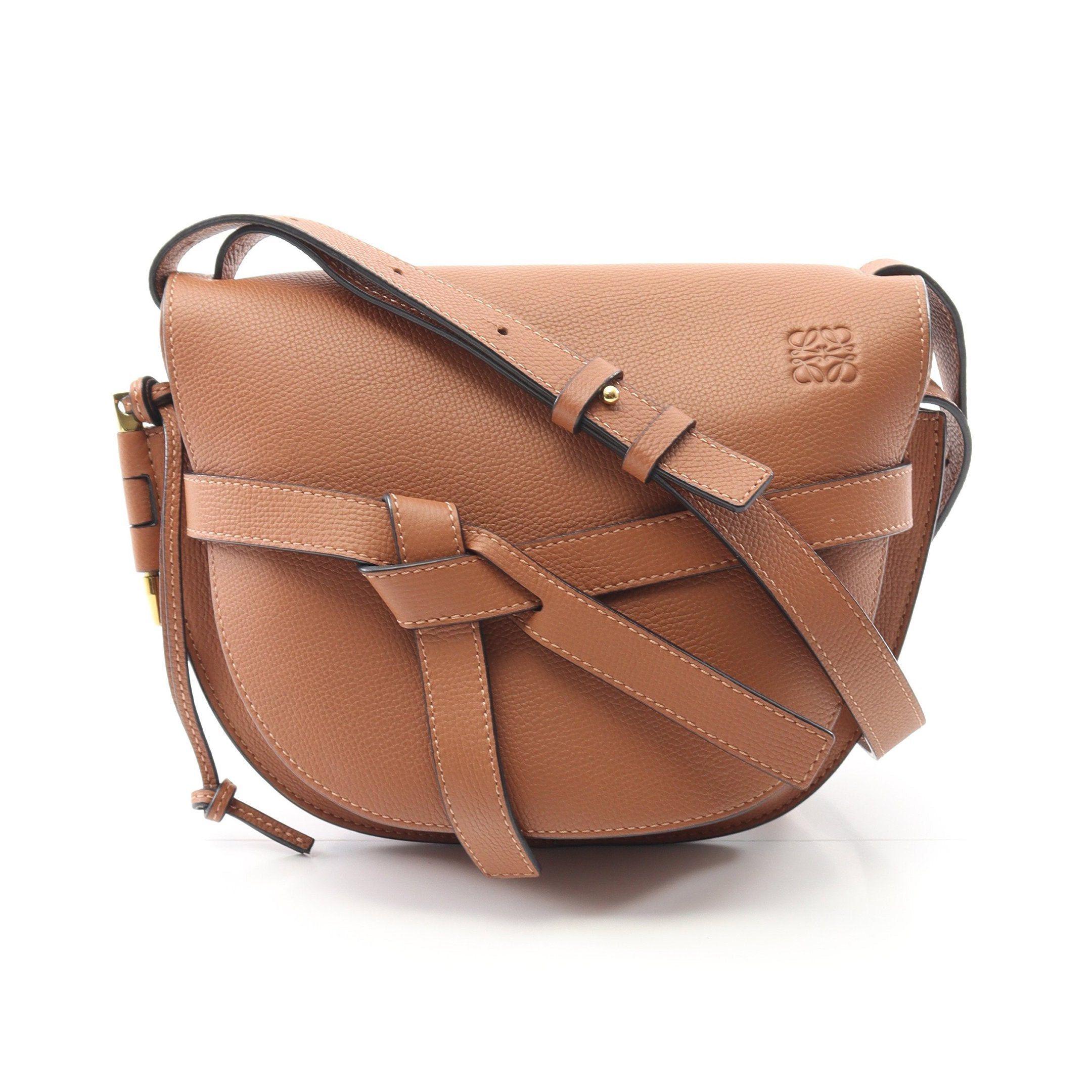 Loewe Loewe Gate Bag Small Shoulder Leather Brown Size ONE SIZE - 1 Thumbnail