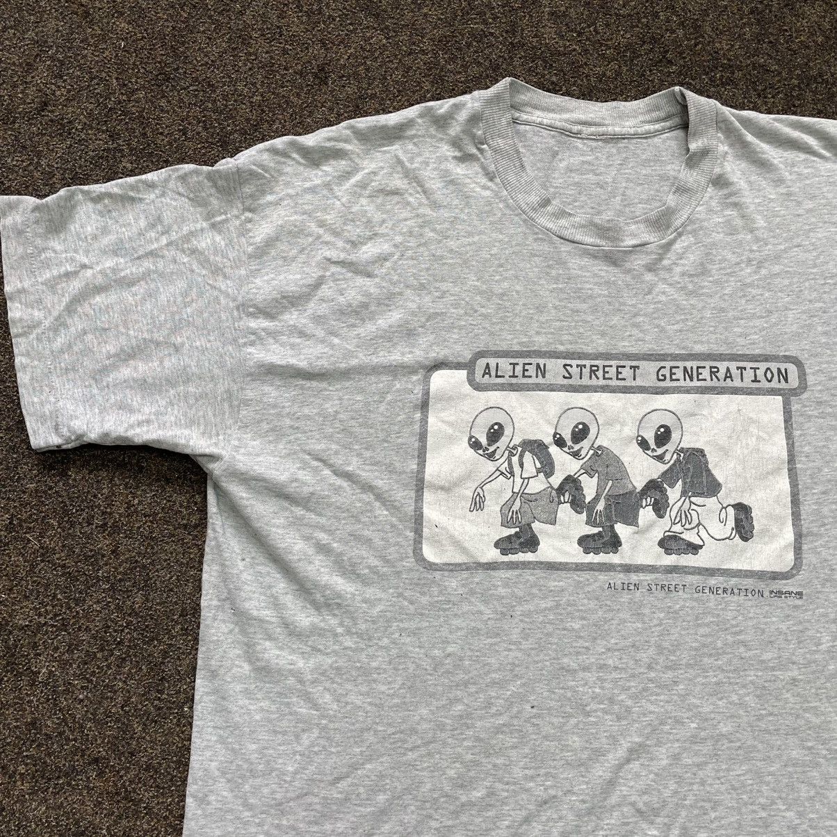 Vintage Vintage 90s Alien Street Generation Graphic Tee Streetwear X Size US XL / EU 56 / 4 - 2 Thumbnail