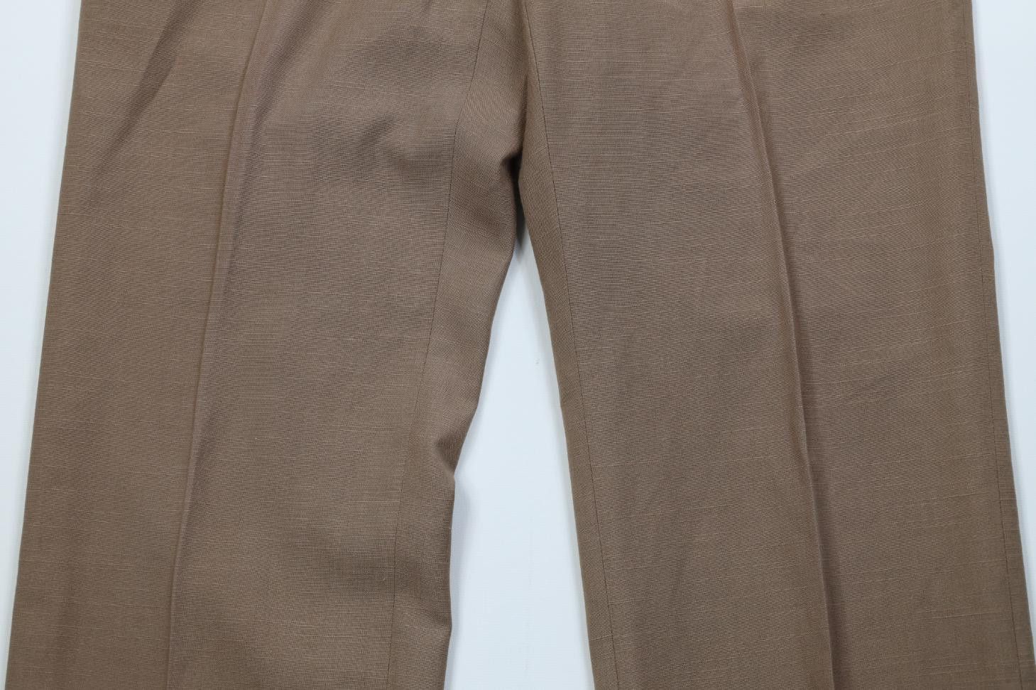 Vintage Vintage 70s Streetwear Knit Wide Leg Chino Pants Brown USA Size US 30 / EU 46 - 3 Thumbnail