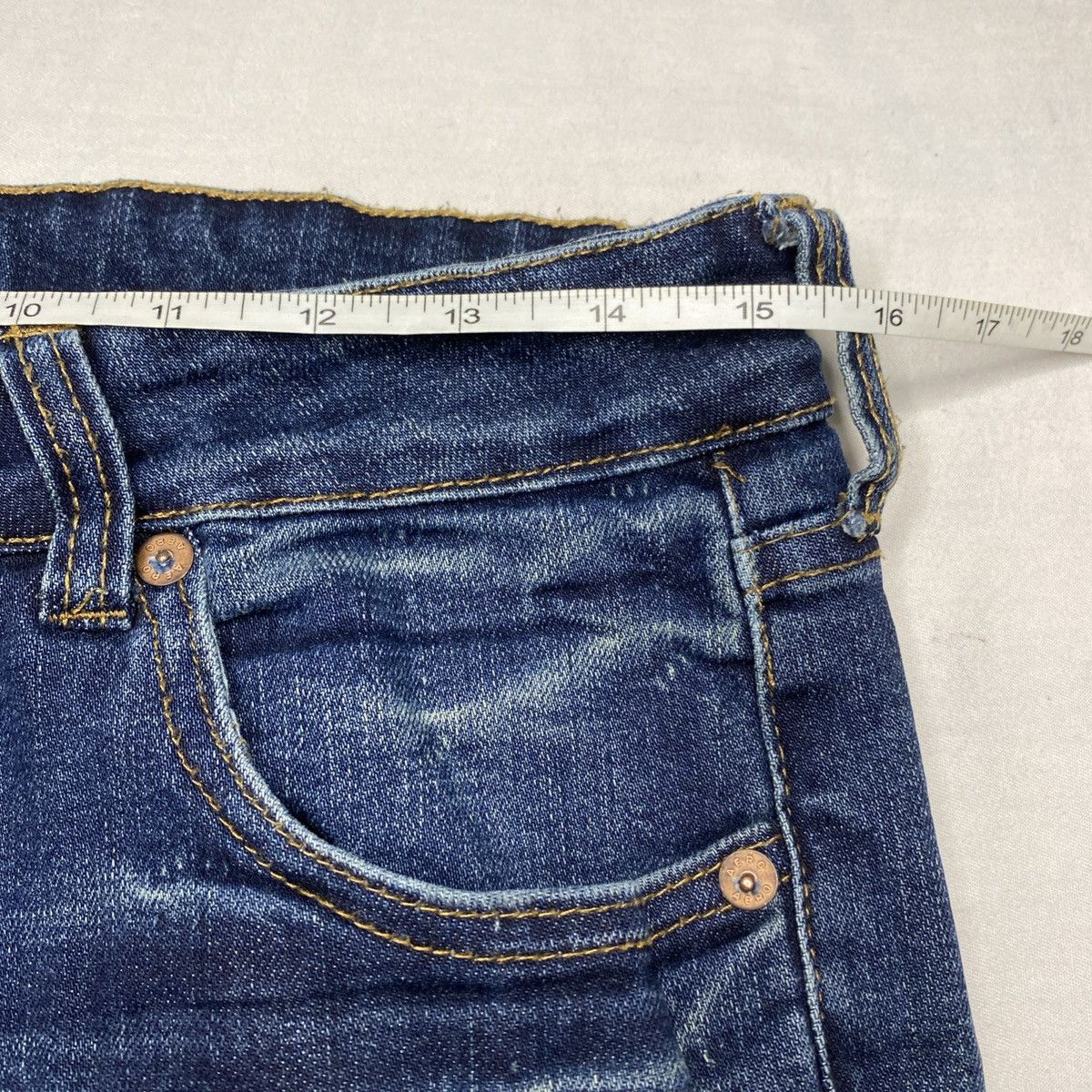 Aeropostale Aeropostale Skinny Jeans Dark Wash Women's Size 32/30 EUC Size 32" / US 10 / IT 46 - 7 Thumbnail
