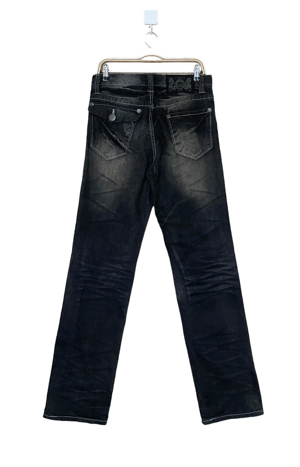 If Six Was Nine × LOWBOX × Le Grande Bleu (L.G.B.) Vintage Brand Lowbox Jeans 1990s Size US 30 / EU 46 - 2 Thumbnail