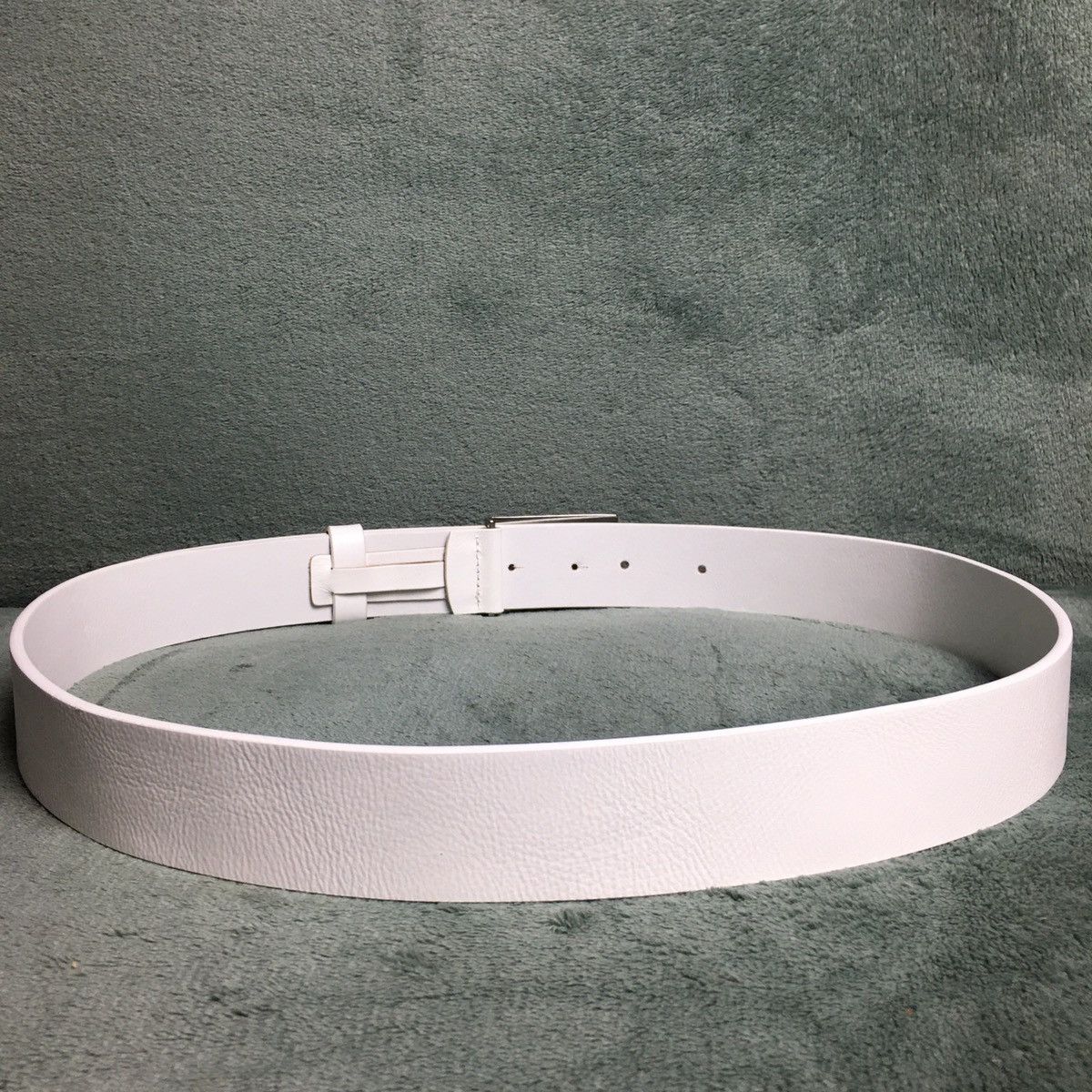 J.Lindeberg J. Lindeberg Leather White Logo Buckle Belt Size 40" 110 cm Size 40 - 5 Thumbnail