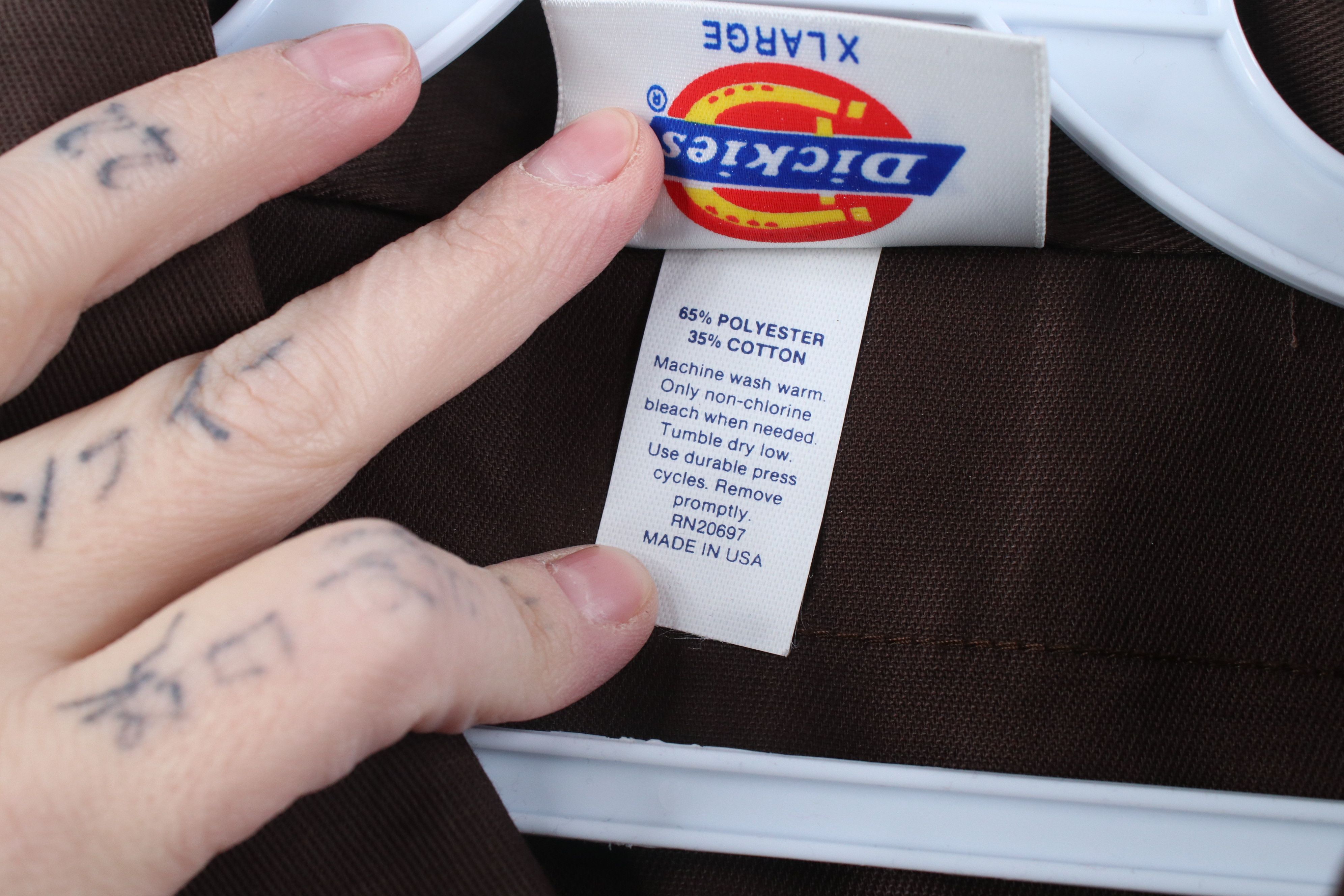 Dickies Deadstock Vintage 70s Dickies Short Sleeve Button Shirt USA Size US XL / EU 56 / 4 - 9 Thumbnail