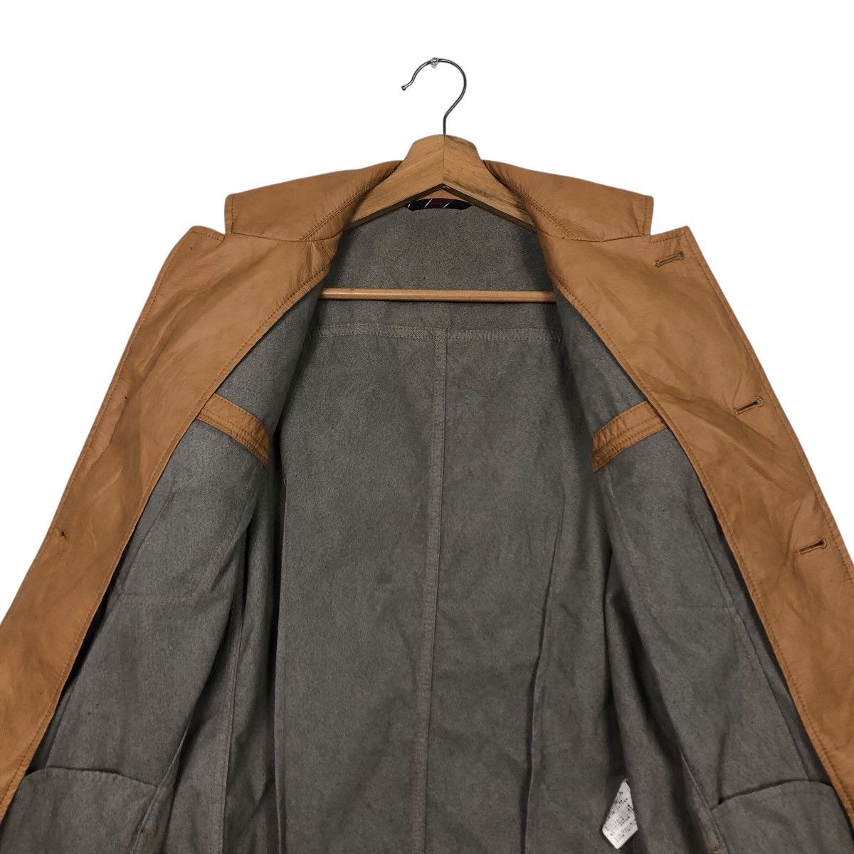 Alexander Julian × Japanese Brand 📌Vintage Biker Leather Jacket Alexander Julian Blanket Size US L / EU 52-54 / 3 - 15 Thumbnail
