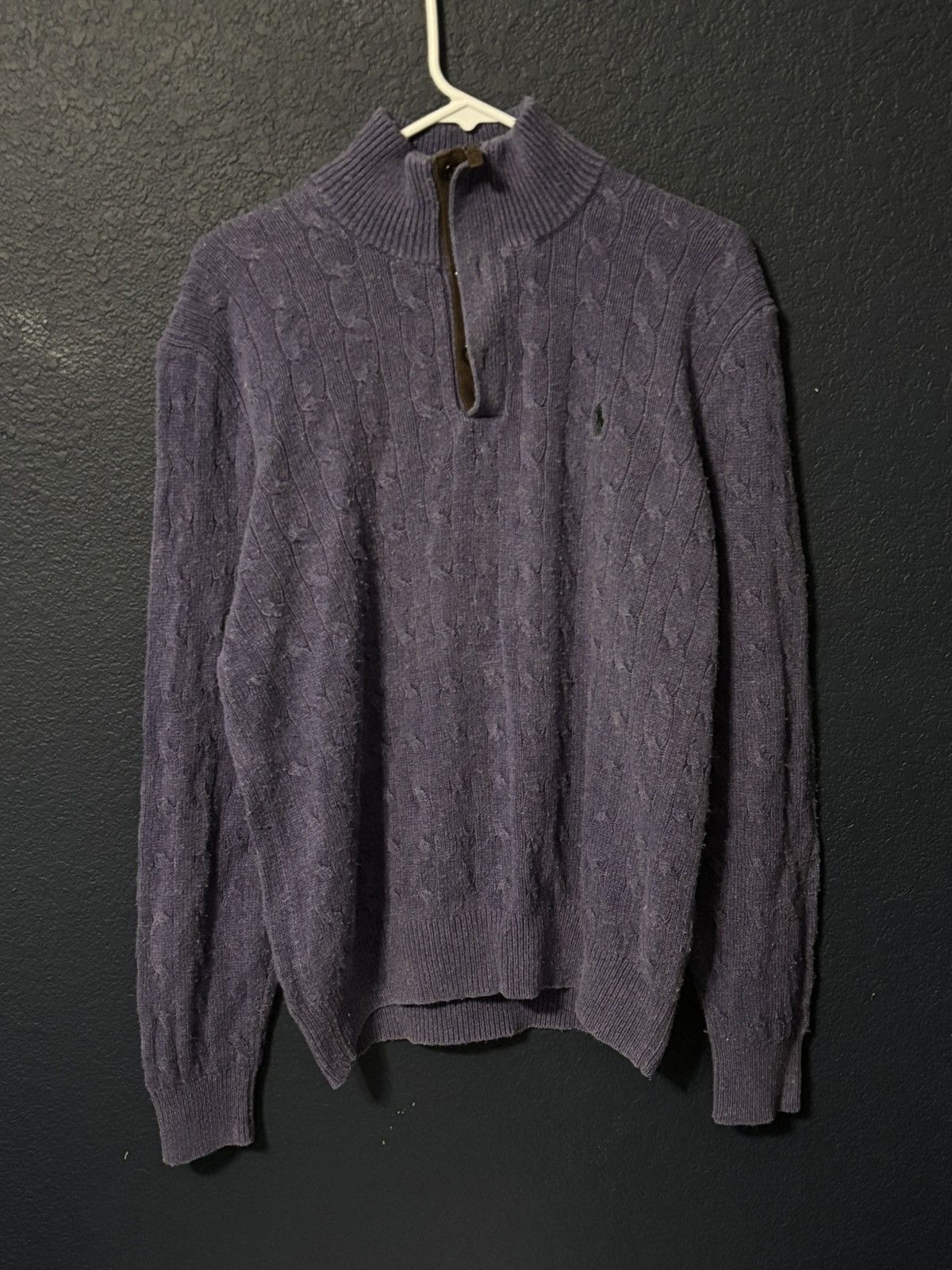 Polo Ralph Lauren Polo Ralph Lauren Cable Knit Sweater Size US L / EU 52-54 / 3 - 1 Thumbnail