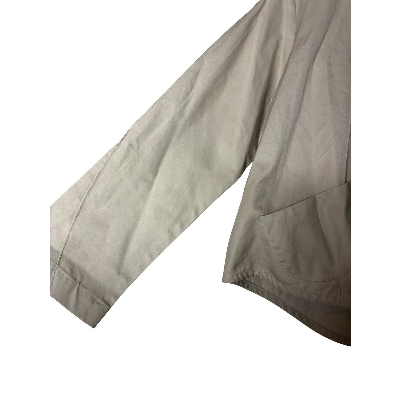 Other OKADA Paris minimalist beige cotton jacket sz T1 XS/S Size XS / US 0-2 / IT 36-38 - 4 Thumbnail