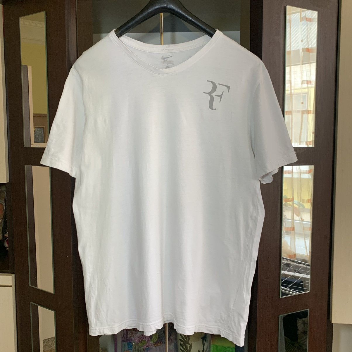 Other Vintage 00s Roger Federer Nike Autograph tee Tennis White Size US L / EU 52-54 / 3 - 1 Thumbnail
