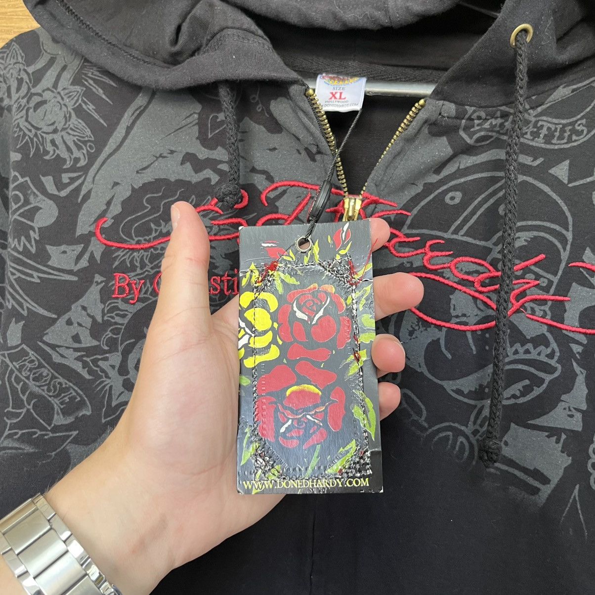 Ed Hardy Vintage Christian Audigier Ed Hardy Zip Hoodie affliction Size US S / EU 44-46 / 1 - 9 Thumbnail