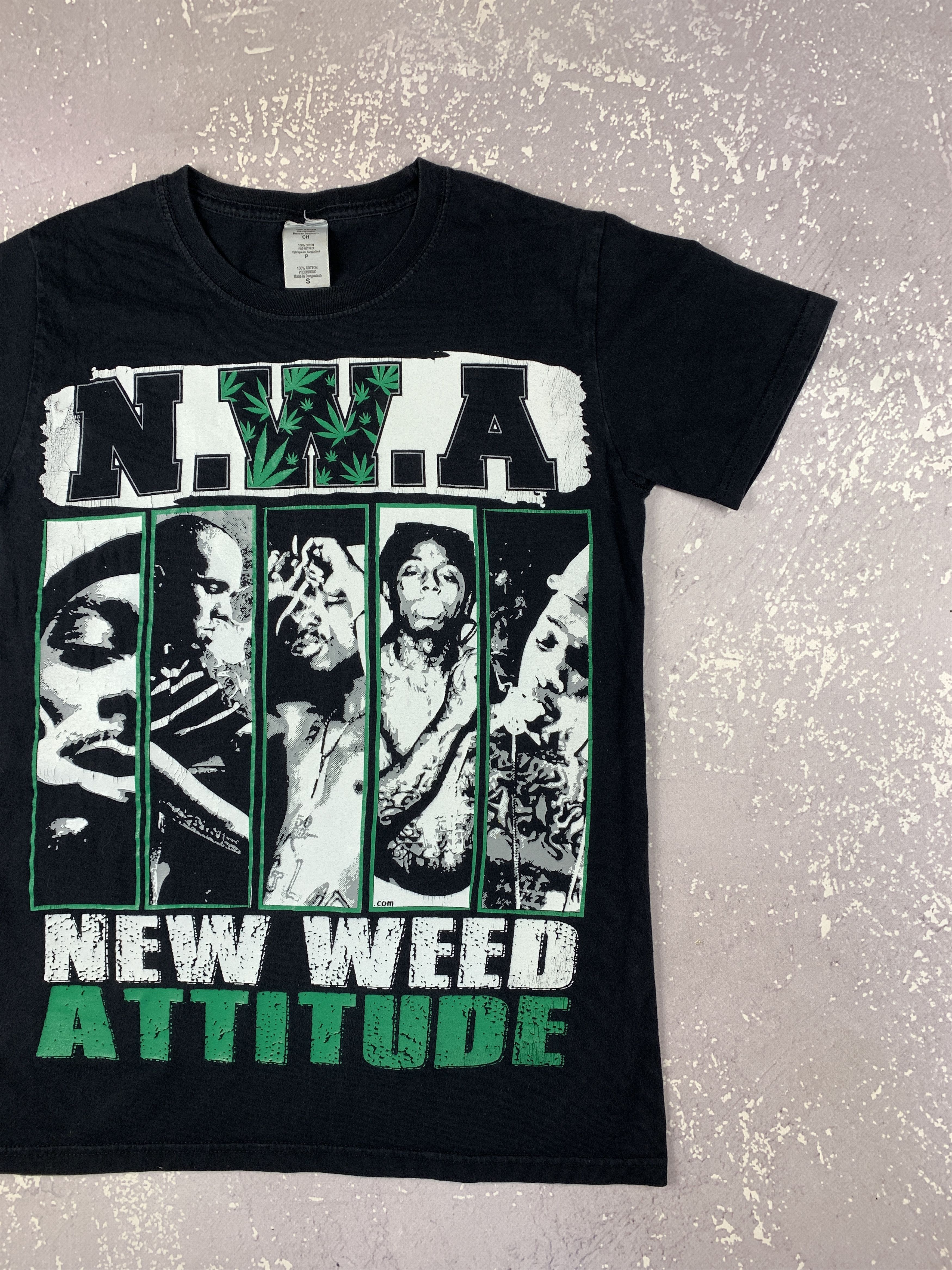 Lil Wayne × Rap Tees × Snoop Dogg Vintage Y2K NWA Smoke Weed T Shirt 2Pac Lil Wayne Mac Miller Size US S / EU 44-46 / 1 - 2 Thumbnail