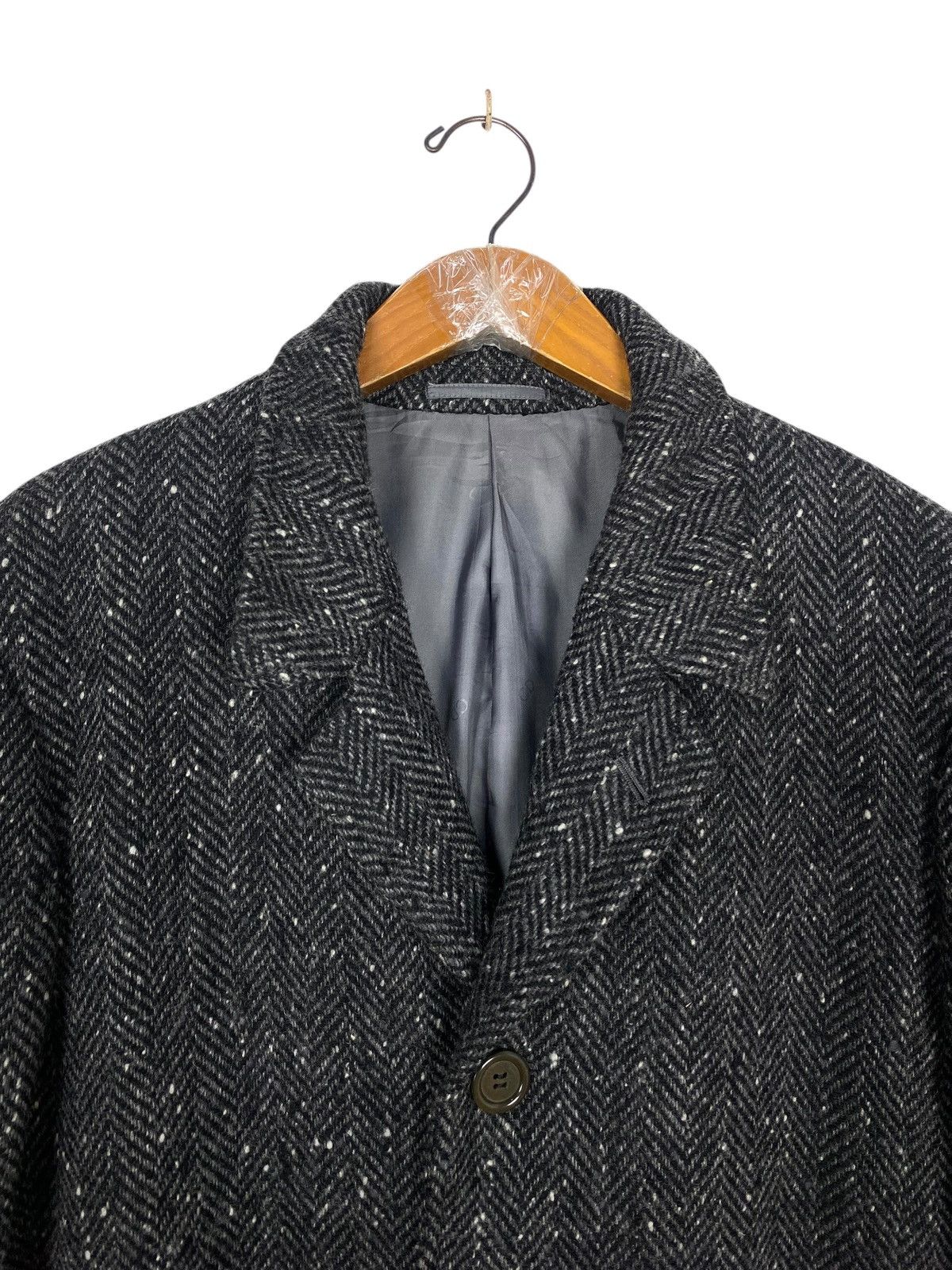 Christian Dior Monsieur Rare‼️ Vintage Christian Dior Monsieur Herringbone Wool Coat Size US S / EU 44-46 / 1 - 5 Thumbnail