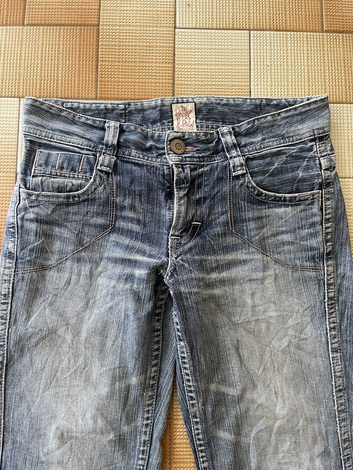 Japanese Brand VINTAGE FLARE JEANS BOOTCUT DISTRESSED Size US 28 / EU 44 - 4 Thumbnail