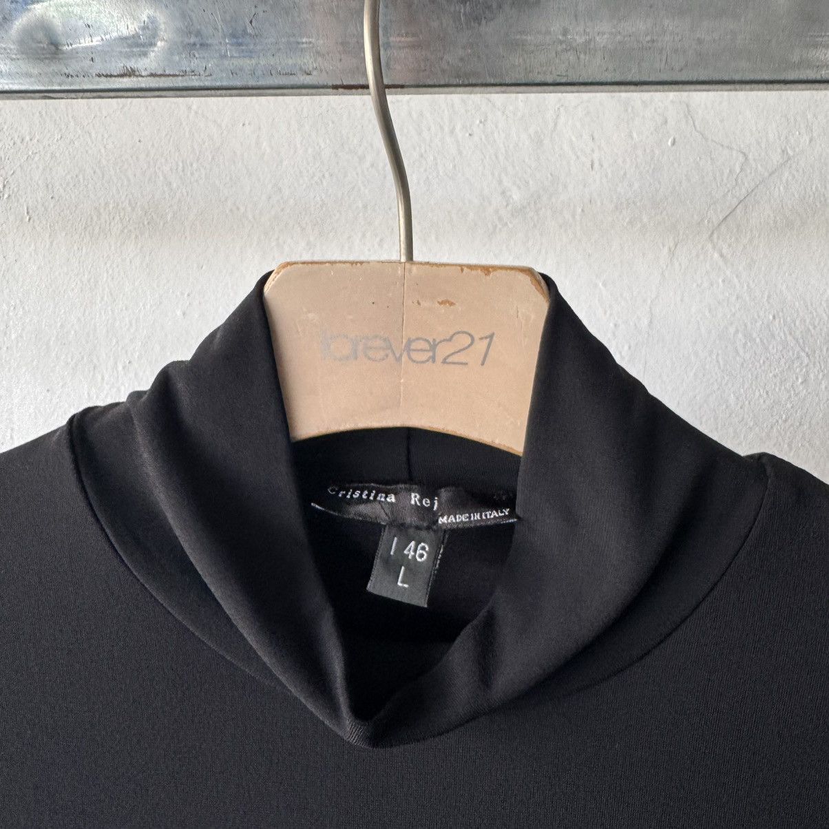 If Six Was Nine Christina Rej Black Cross Oval Beaded Polyester Jersey Size L / US 10 / IT 46 - 6 Thumbnail