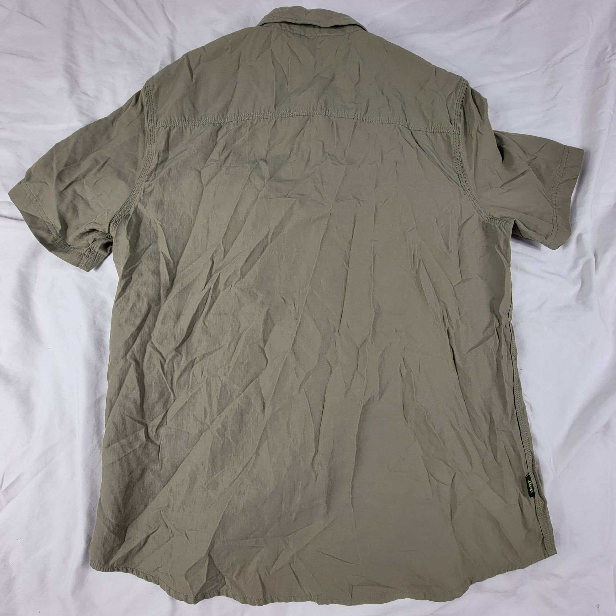 G.H. Bass & Co. GH Bass Co Explorer Mens Large Olive Green Shirt Short Sleev Size US L / EU 52-54 / 3 - 2 Thumbnail