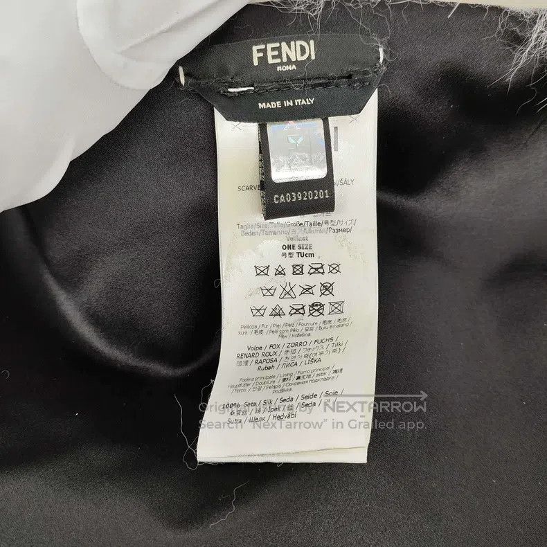 Other Fendi Fur Shawl, Black and White Size ONE SIZE - 2 Thumbnail
