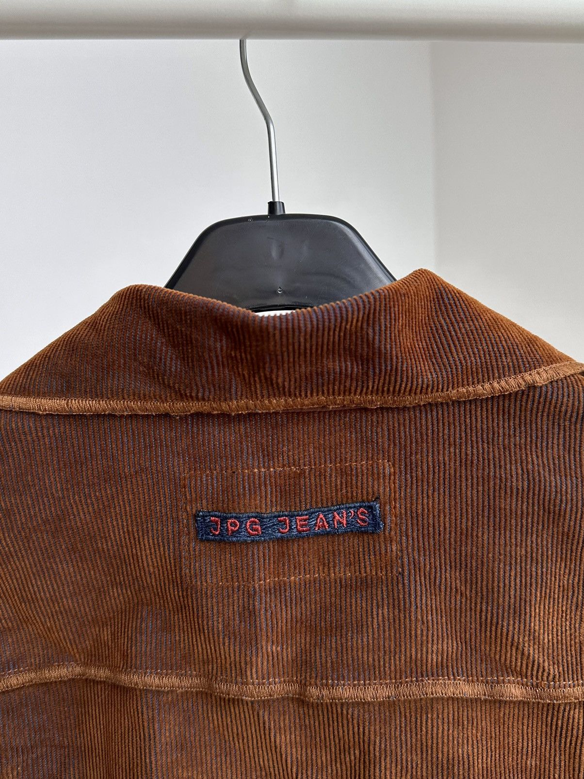 Jean Paul Gaultier Vintage Jean Paul Gaultier Rust Corduroy Blue Brown jacket Size S / US 4 / IT 40 - 6 Thumbnail