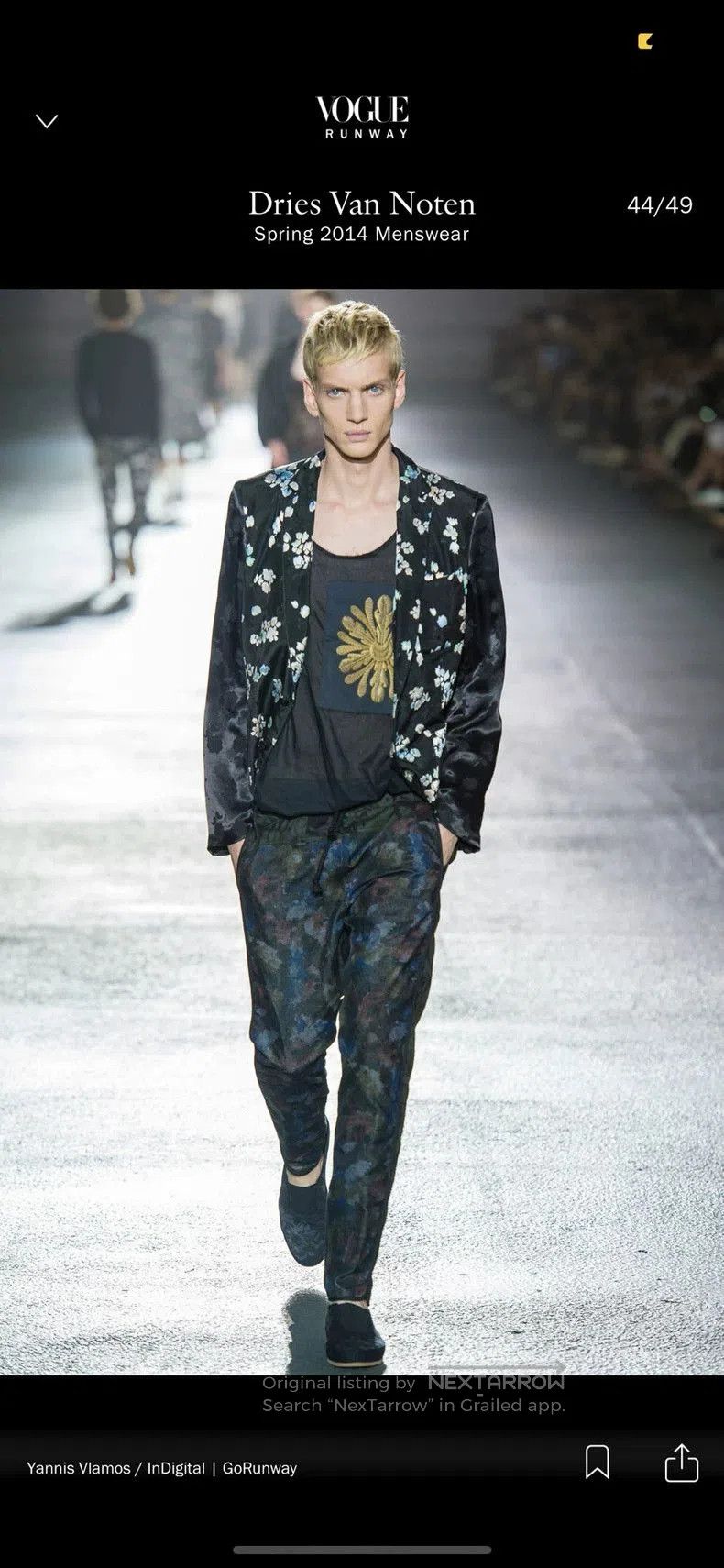 Dries Van Noten Dries Van Noten 14ss Floral Short Sleeve Shirt. Size US M / EU 48-50 / 2 - 3 Thumbnail